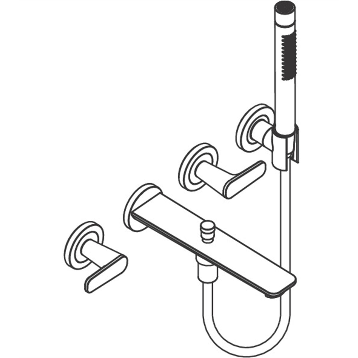 AXOR-Citterio-C-3-hole-bath-mixer-for-concealed-installation-wall-mounted-with-hand-shower-cubic-cut-49481-technical-03