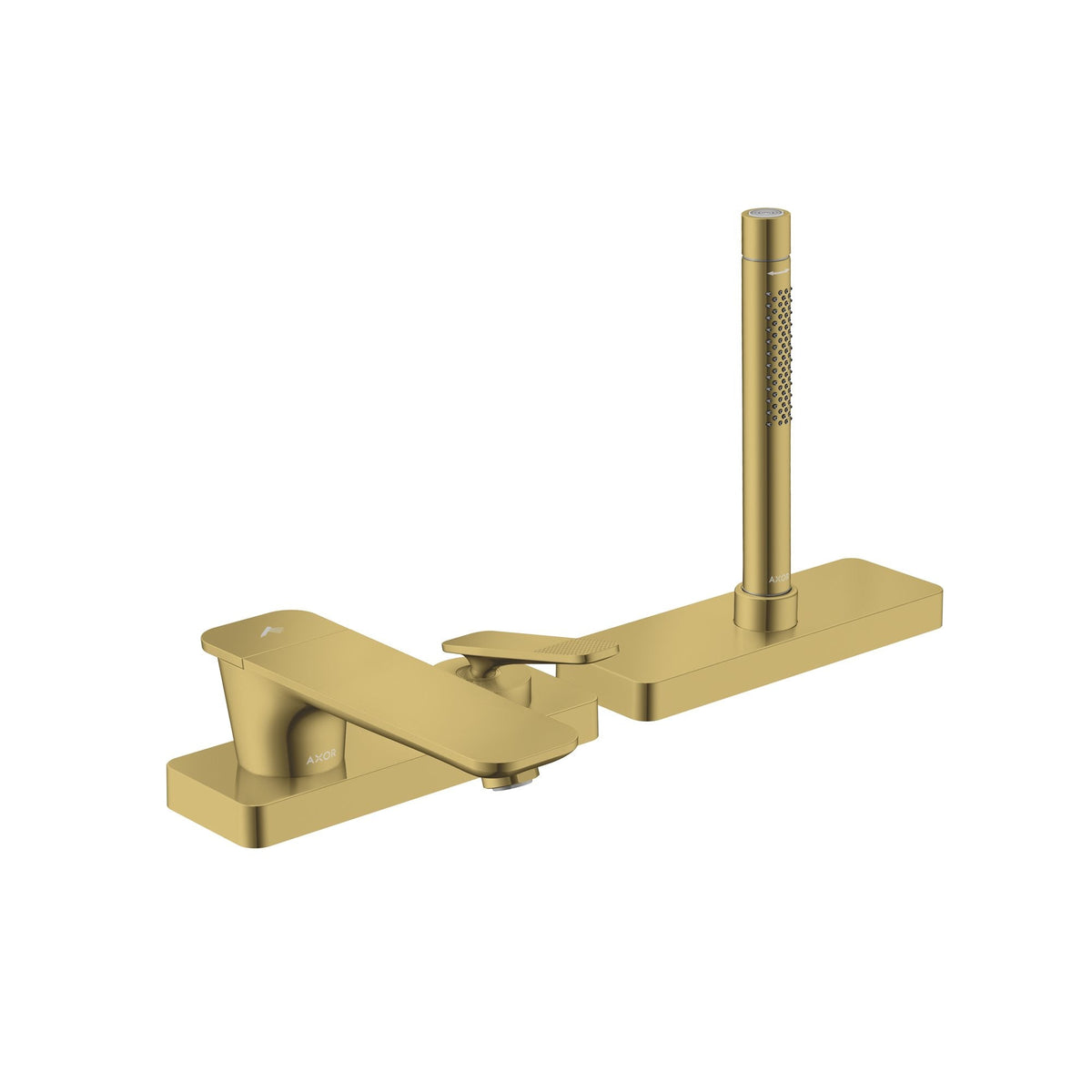 AXOR-Citterio-C-3-hole-rim-mounted-single-lever-bath-mixer-with-sBox-cubic-cut-Polished-Gold-Optic-49431990