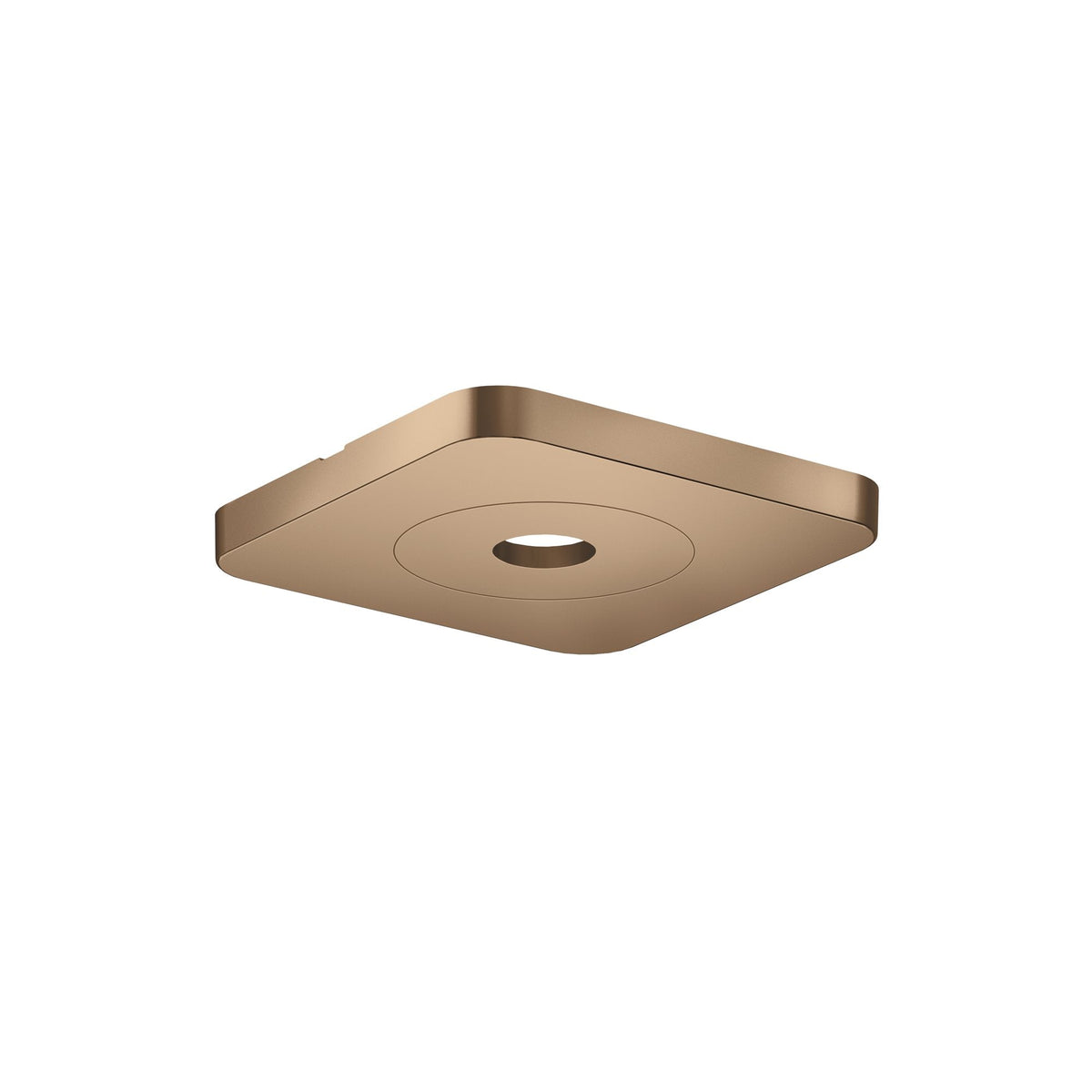 AXOR-Citterio-C-Ceiling-escutcheon-120-120-softsquare-Polished-Red-Gold-28802300