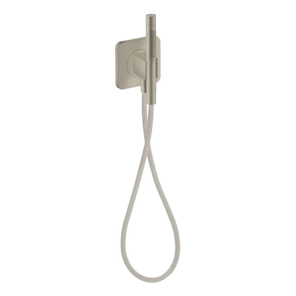 AXOR-Citterio-C-Porter-unit-120-120-softsquare-with-baton-hand-shower-2jet-and-textile-shower-hose-Brushed-Nickel-49626820