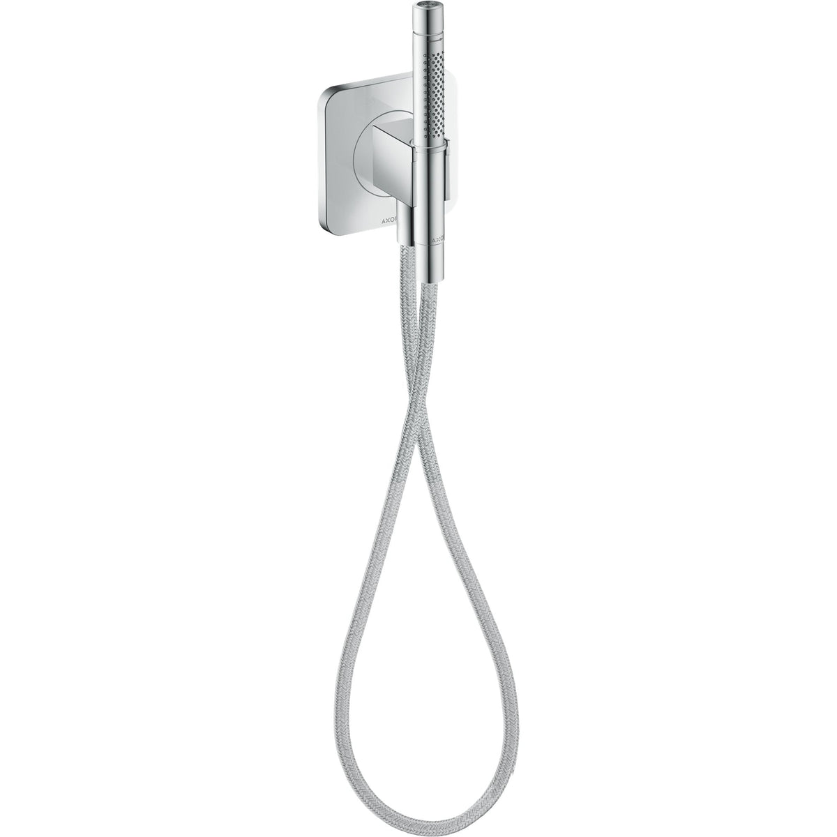 AXOR-Citterio-C-Porter-unit-120-120-softsquare-with-baton-hand-shower-2jet-and-textile-shower-hose-Chrome-49626000