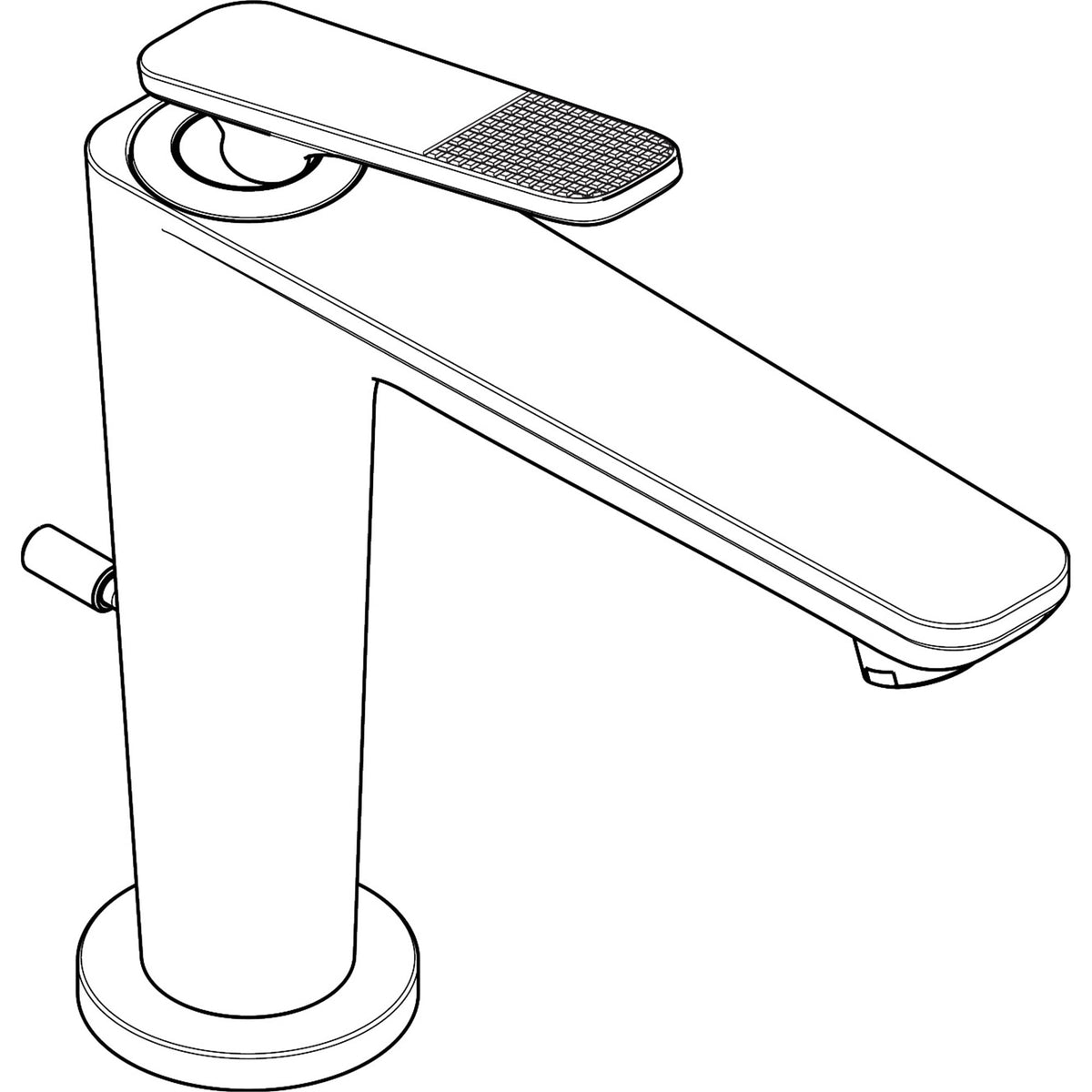 AXOR-Citterio-C-Single-lever-basin-mixer-125-with-CoolStart-and-pop-up-waste-set-cubic-cut-49031-technical-03