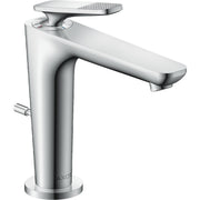 AXOR-Citterio-C-Single-lever-basin-mixer-125-with-CoolStart-and-pop-up-waste-set-cubic-cut-Chrome-49031000