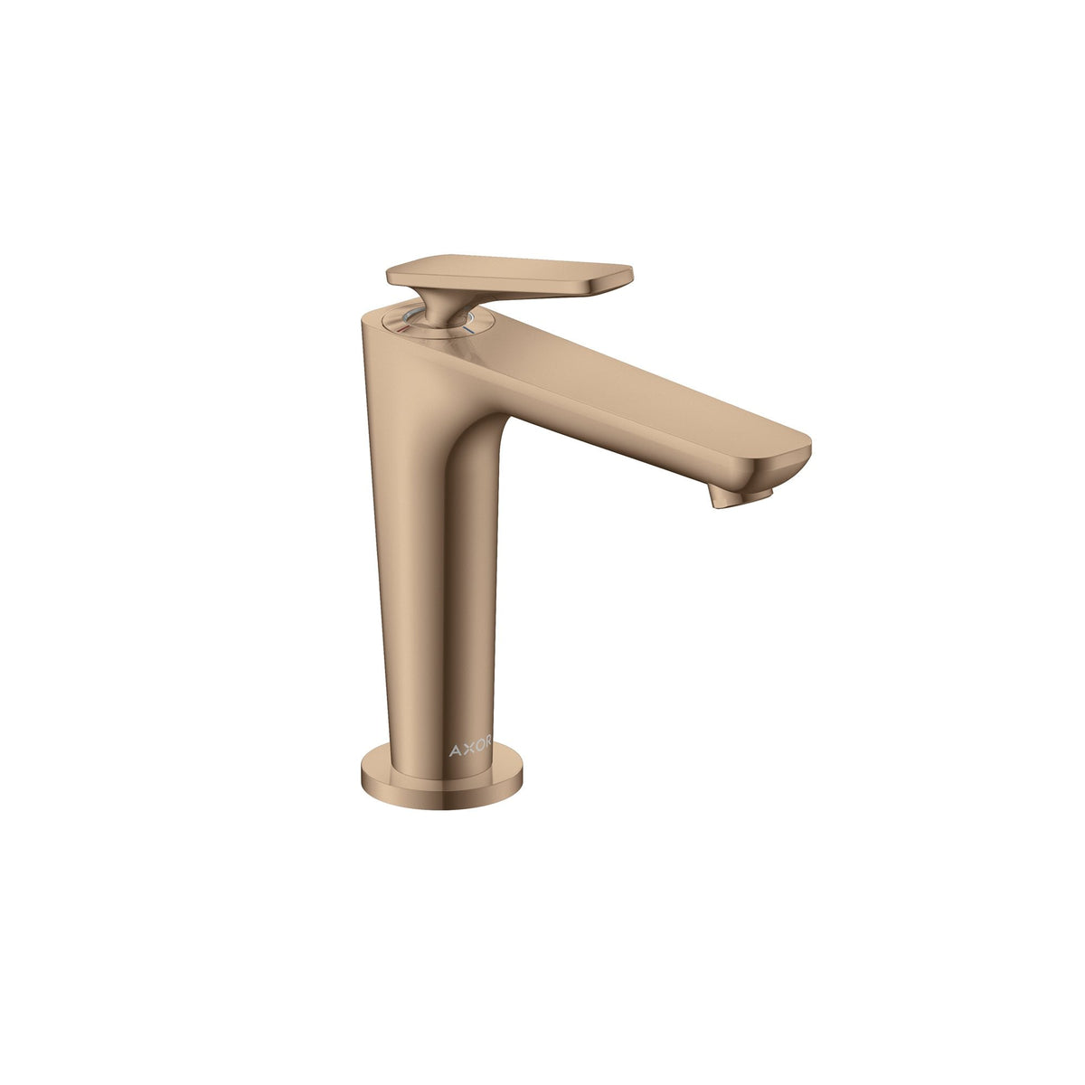 AXOR-Citterio-C-Single-lever-basin-mixer-125-with-CoolStart-and-waste-set-Polished-Red-Gold-49040300