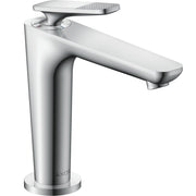 AXOR-Citterio-C-Single-lever-basin-mixer-125-with-CoolStart-and-waste-set-cubic-cut-Chrome-49041000