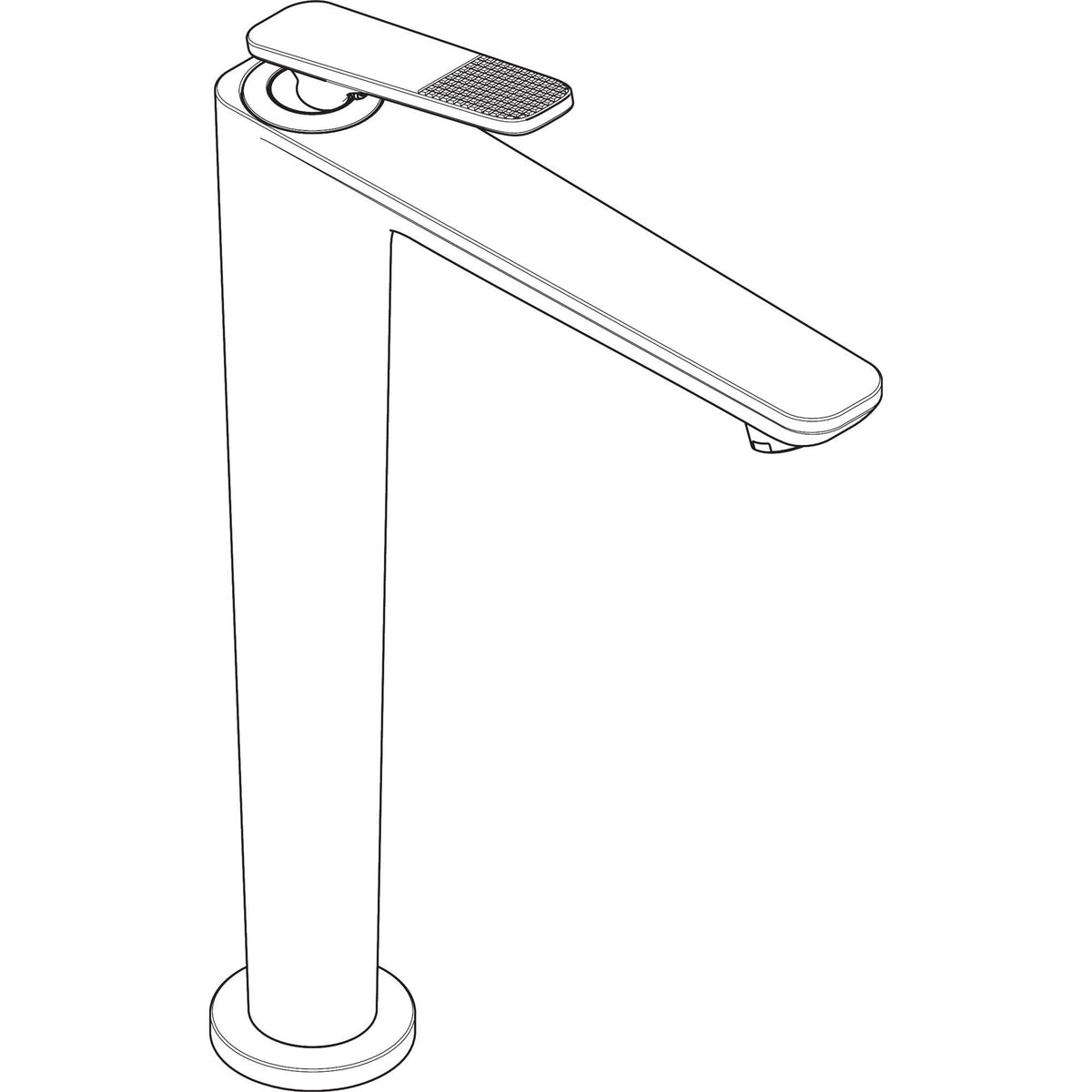 AXOR-Citterio-C-Single-lever-basin-mixer-250-with-CoolStart-and-waste-set-cubic-cut-49051-technical-03