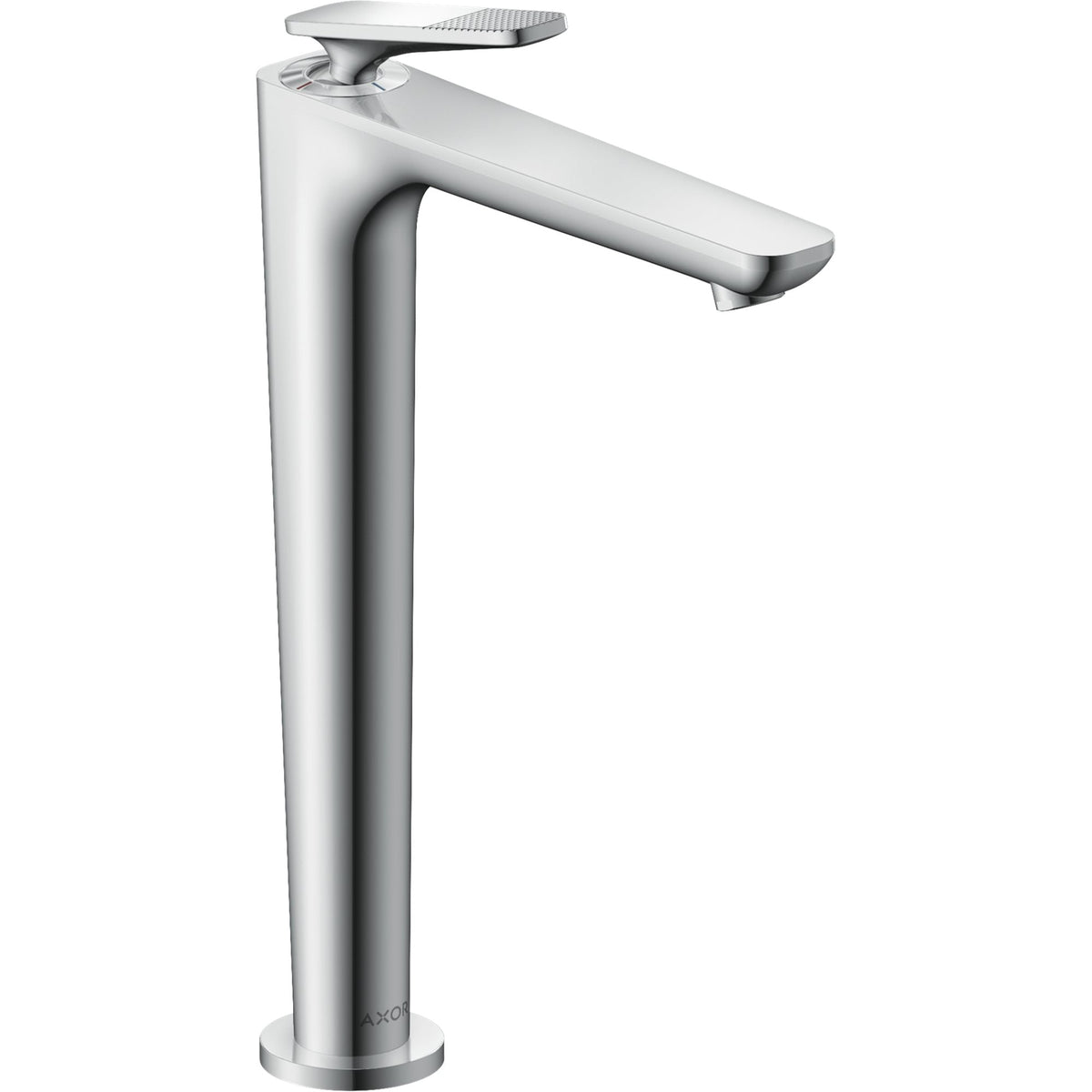 AXOR-Citterio-C-Single-lever-basin-mixer-250-with-CoolStart-and-waste-set-cubic-cut-Chrome-49051000