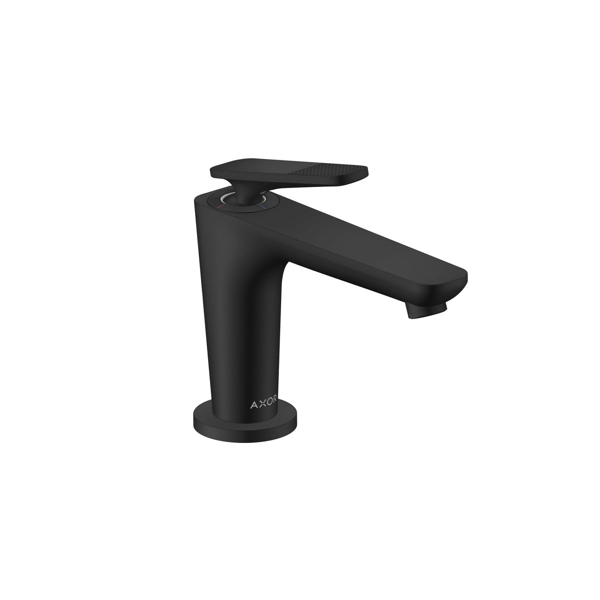 AXOR-Citterio-C-Single-lever-basin-mixer-90-with-CoolStart-for-hand-washbasins-and-waste-set-cubic-cut-Matt-Black-49021670