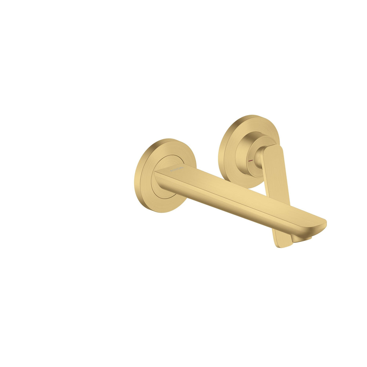 AXOR-Citterio-C-Single-lever-basin-mixer-for-concealed-installation-wall-mounted-with-spout-195-mm-Brushed-Gold-Optic-49110250