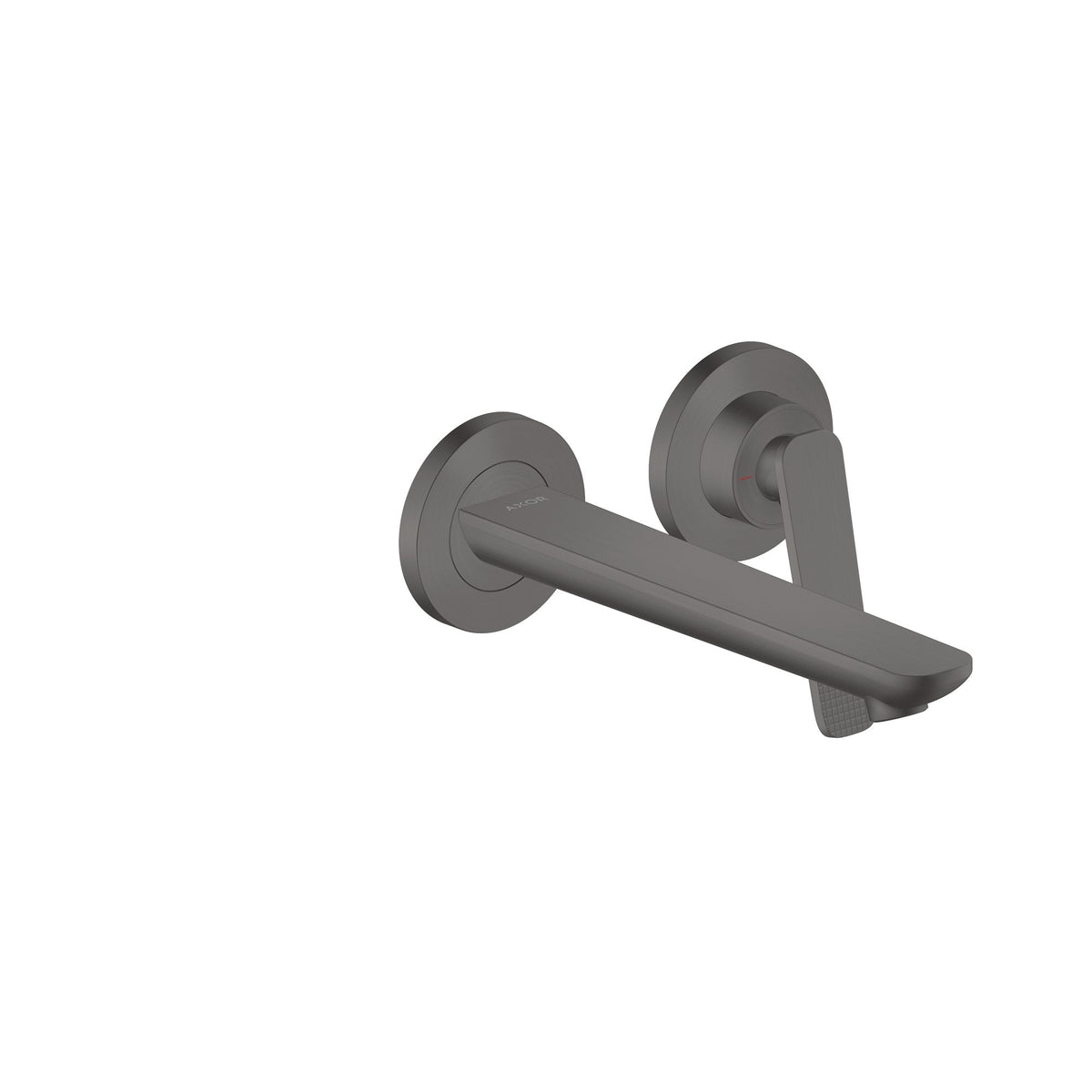 AXOR-Citterio-C-Single-lever-basin-mixer-for-concealed-installation-wall-mounted-with-spout-195-mm-cubic-cut-Brushed-Black-Chrome-49111340
