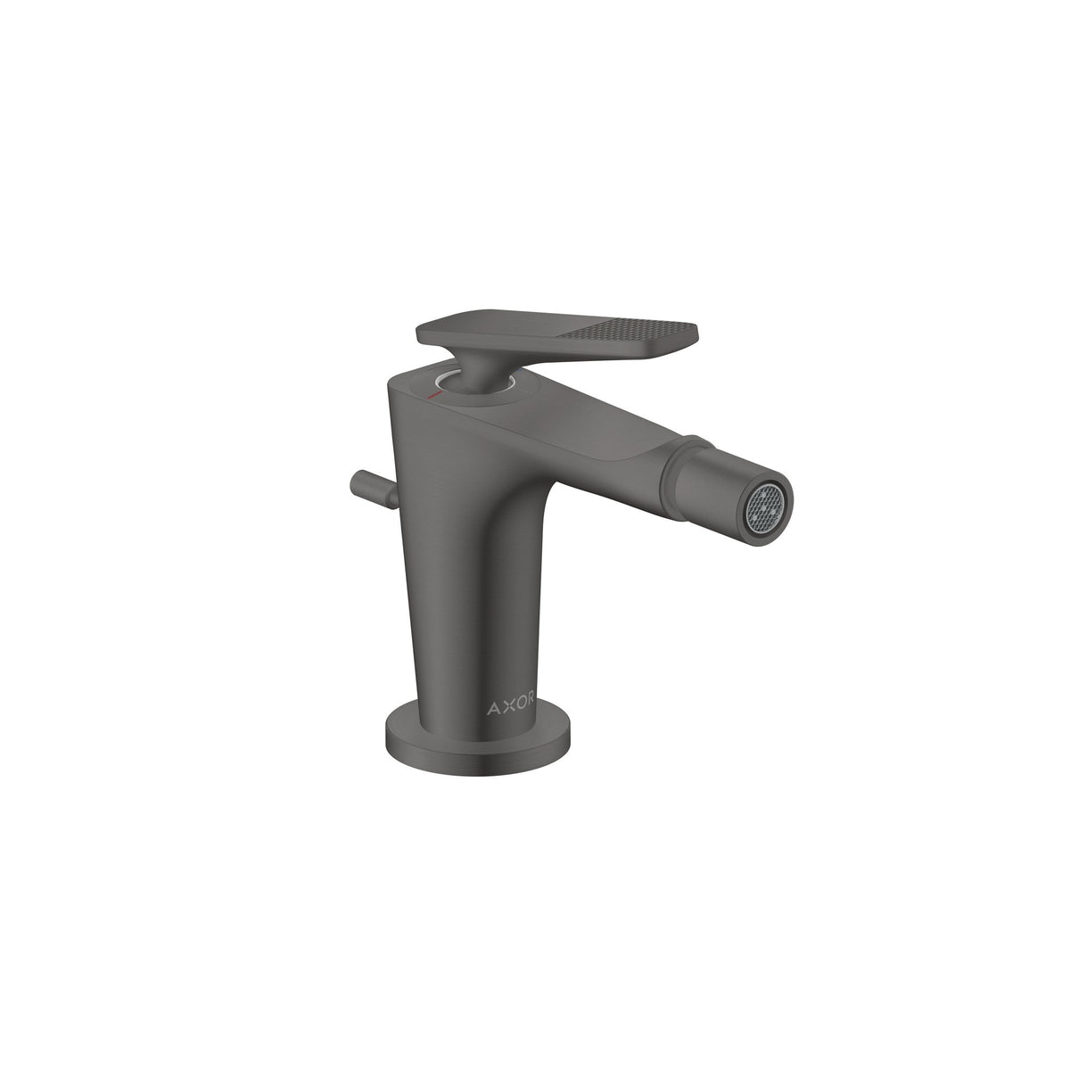 AXOR-Citterio-C-Single-lever-bidet-mixer-with-pop-up-waste-set-cubic-cut-Brushed-Black-Chrome-49211340
