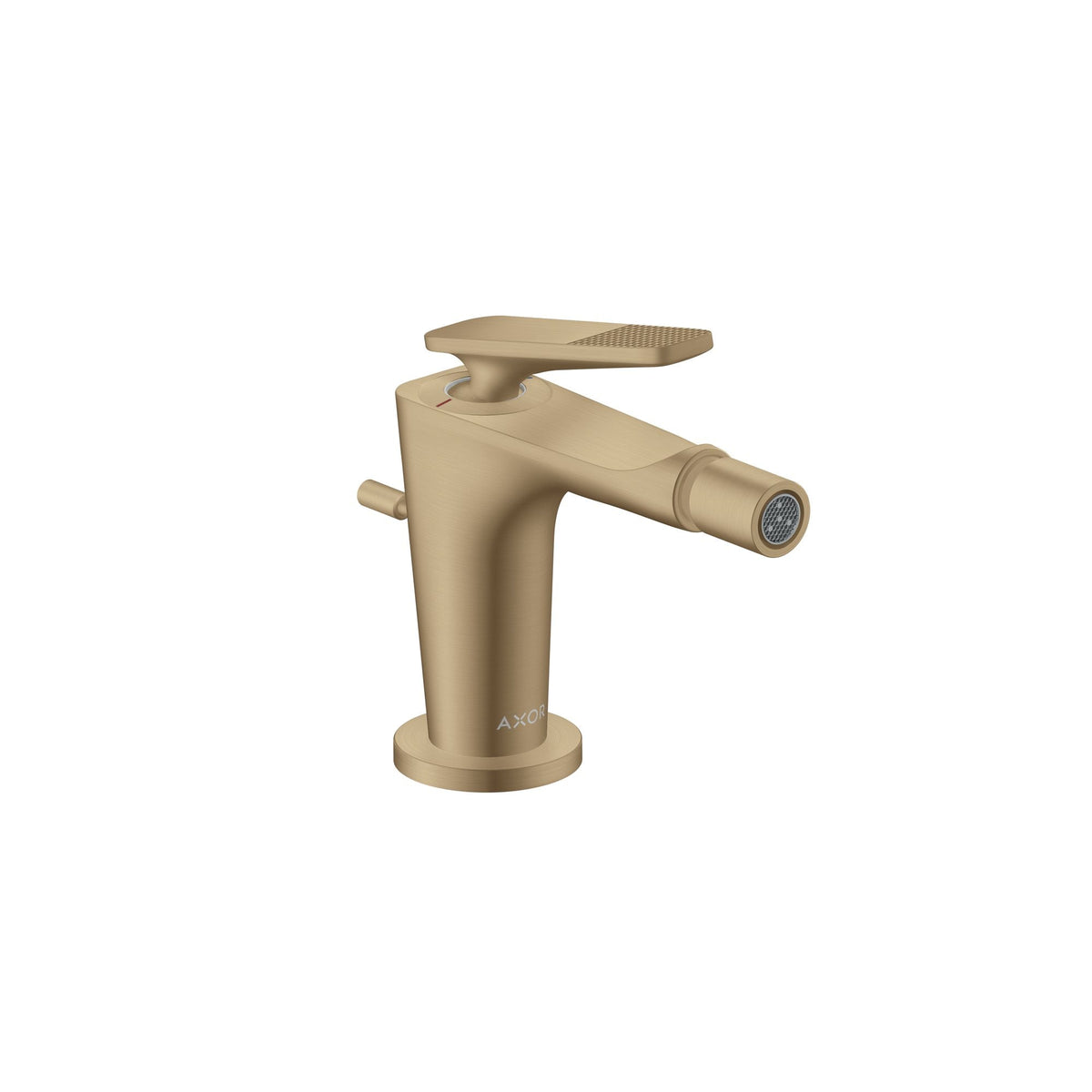 AXOR-Citterio-C-Single-lever-bidet-mixer-with-pop-up-waste-set-cubic-cut-Brushed-Bronze-49211140