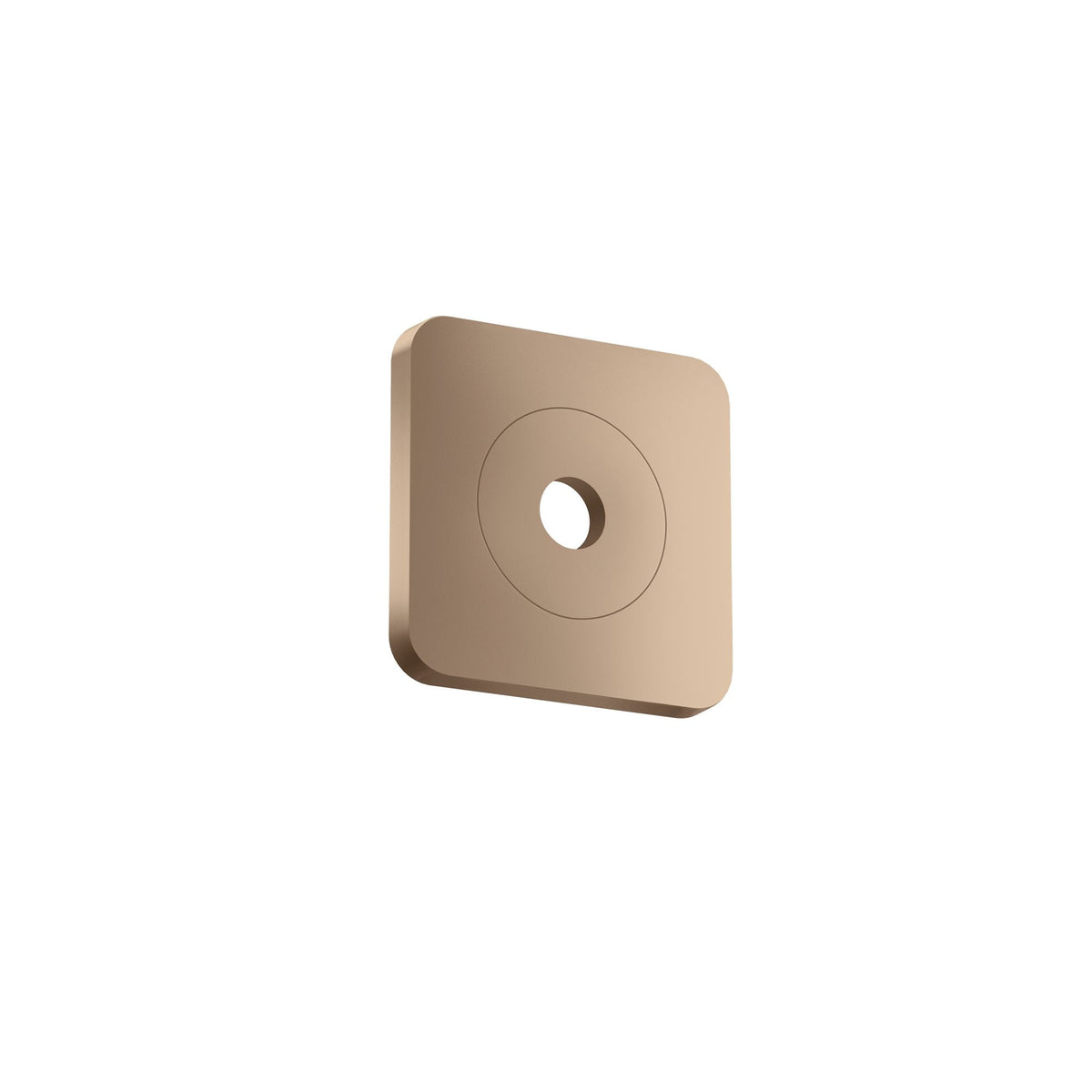 AXOR-Citterio-C-Wall-escutcheon-120-120-softsquare-Polished-Red-Gold-28801300