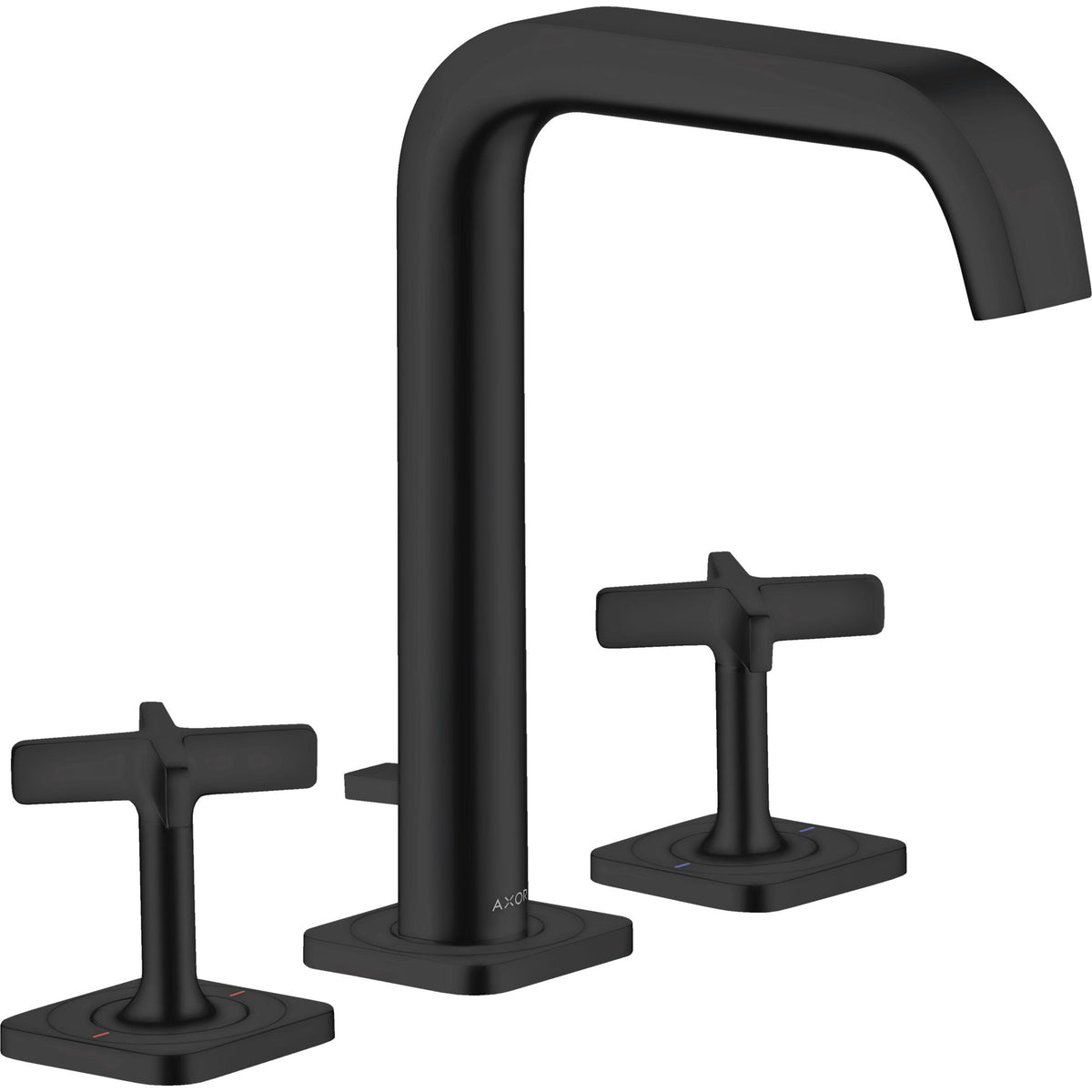 AXOR-Citterio-E-3-hole-basin-mixer-170-with-escutcheons-and-pop-up-waste-set-Matt-Black-36108670