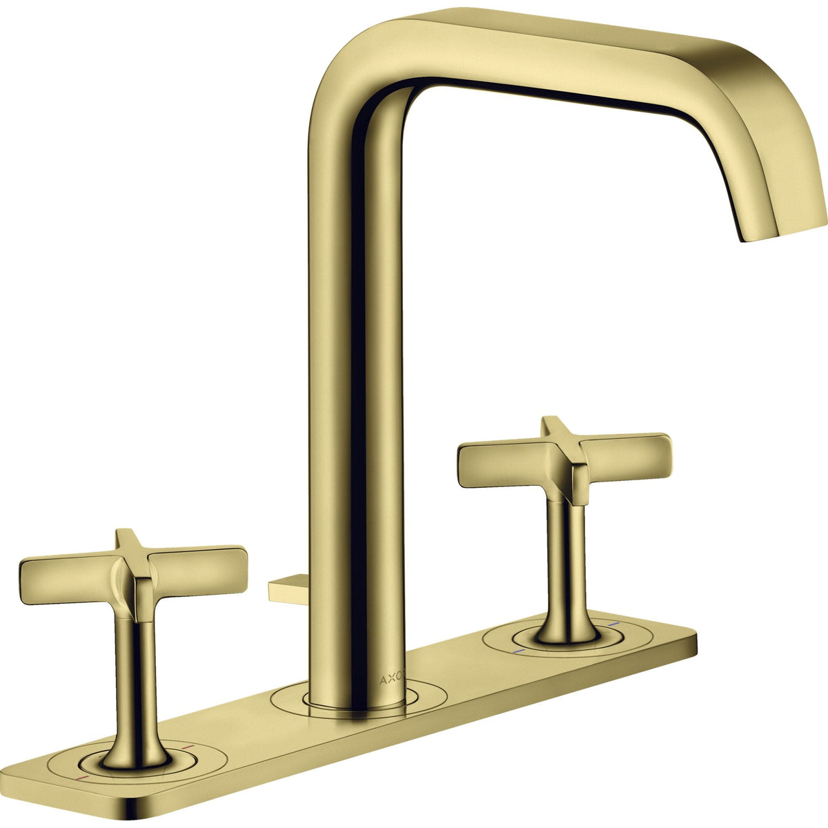 AXOR-Citterio-E-3-hole-basin-mixer-170-with-plate-and-pop-up-waste-set-Polished-Gold-Optic-36116990