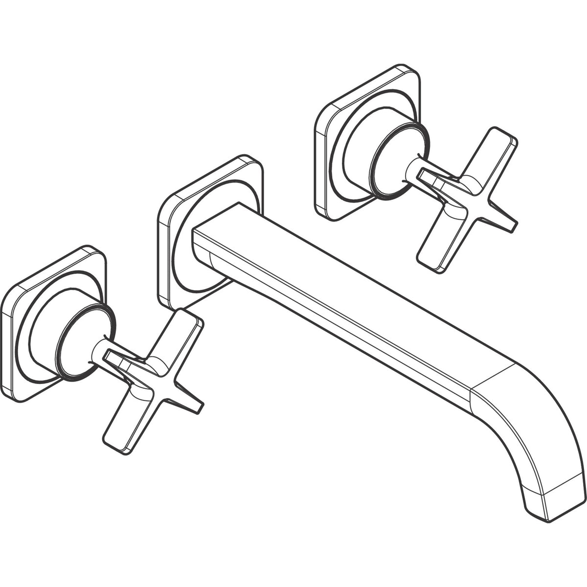AXOR-Citterio-E-3-hole-basin-mixer-for-concealed-installation-wall-mounted-with-spout-220-mm-and-escutcheons-36107-technical-05