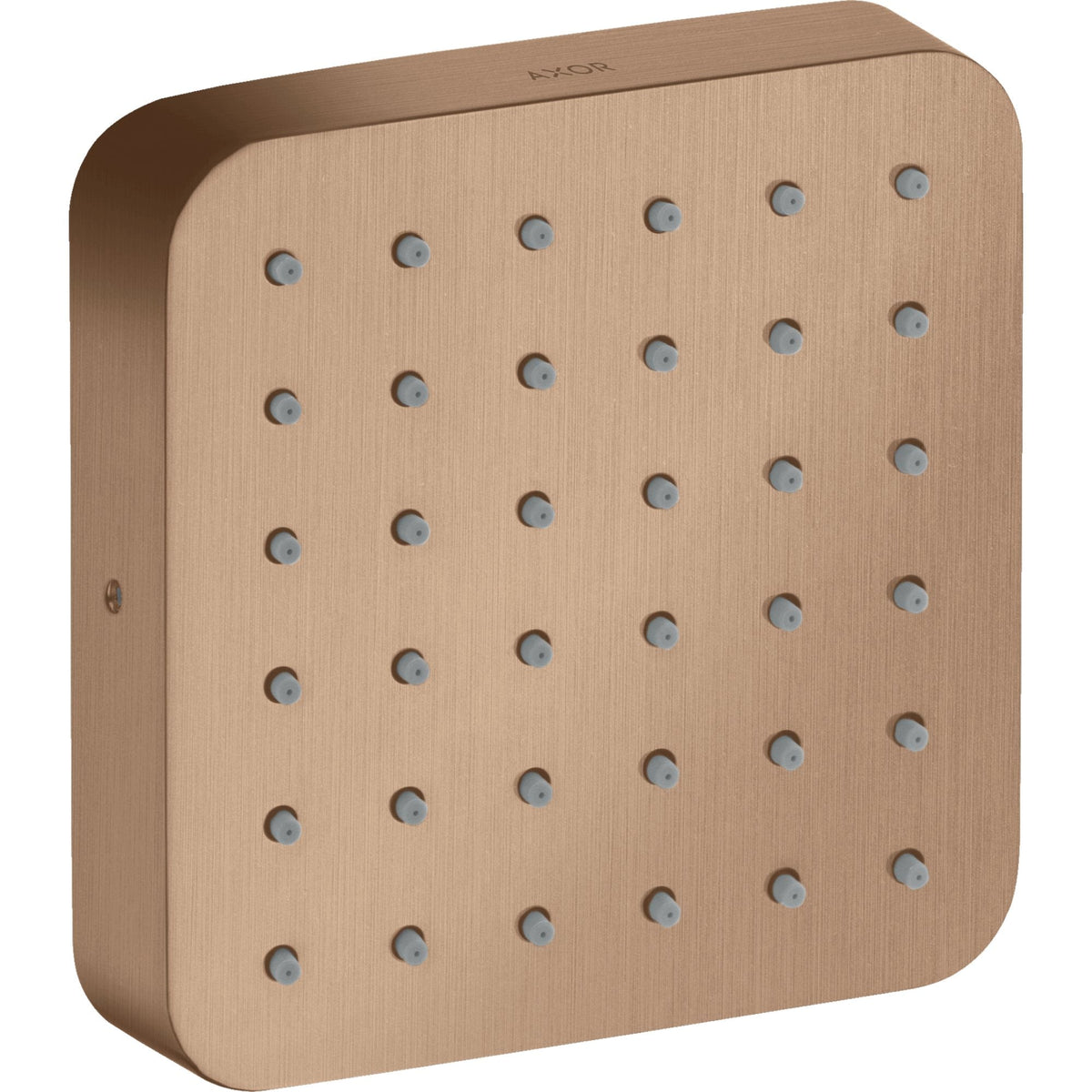 AXOR-Citterio-E-Shower-module-120-120-for-concealed-installation-softsquare-Brushed-Red-Gold-36822310