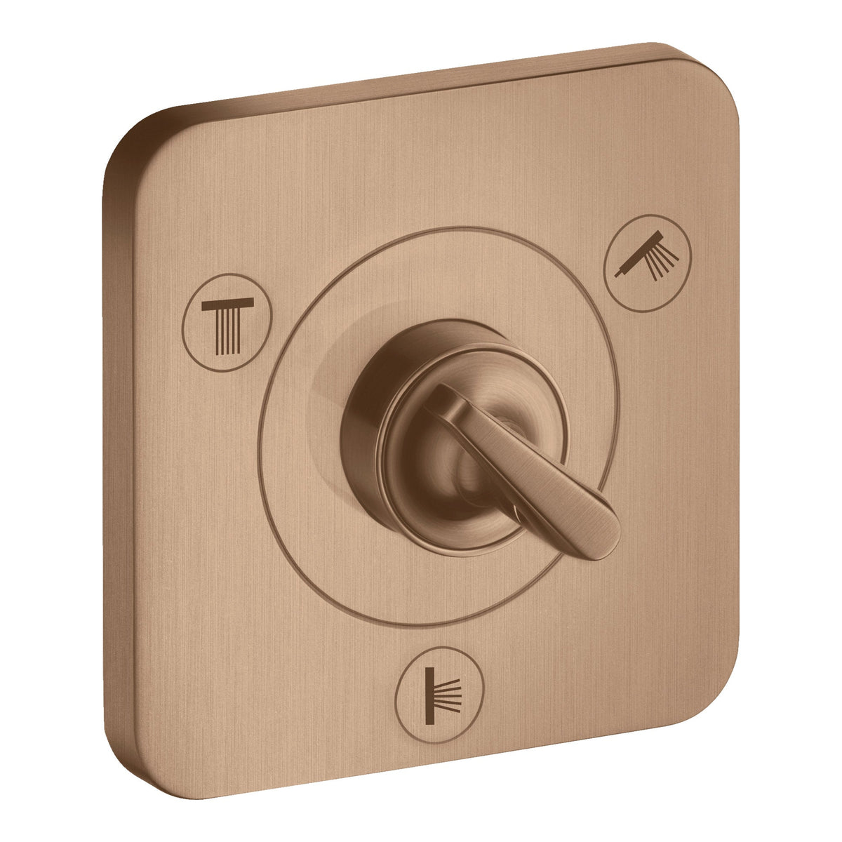 AXOR Citterio E Shut off  diverter valve Trio  Quattro 120 120 for concealed installation 36772 36772310.jpg