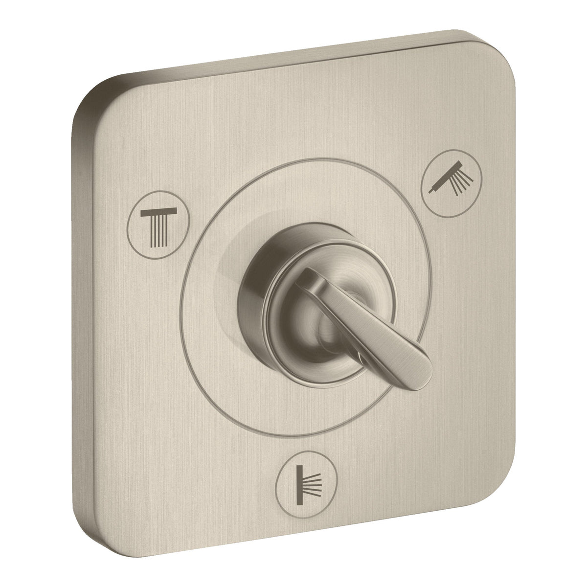 AXOR Citterio E Shut off  diverter valve Trio  Quattro 120 120 for concealed installation 36772 36772820.jpg