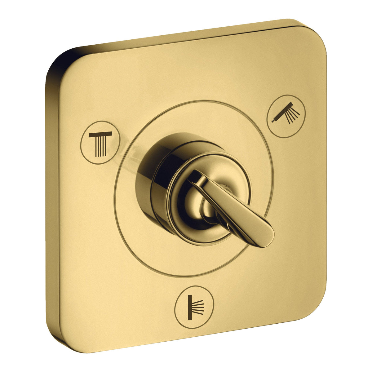 AXOR Citterio E Shut off  diverter valve Trio  Quattro 120 120 for concealed installation 36772 36772990