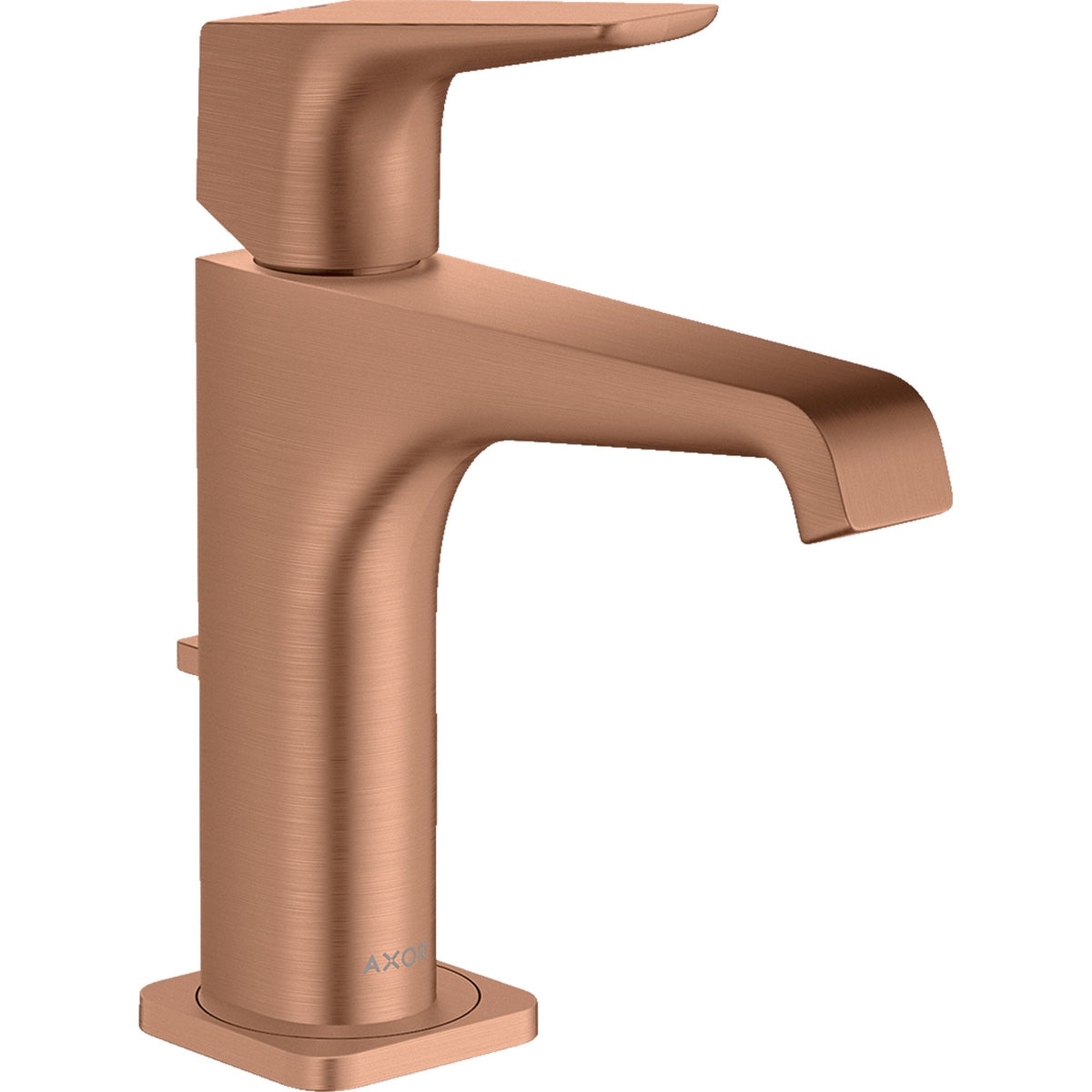 AXOR-Citterio-E-Single-lever-basin-mixer-130-with-lever-handle-and-pop-up-waste-set-Brushed-Red-Gold-36110310