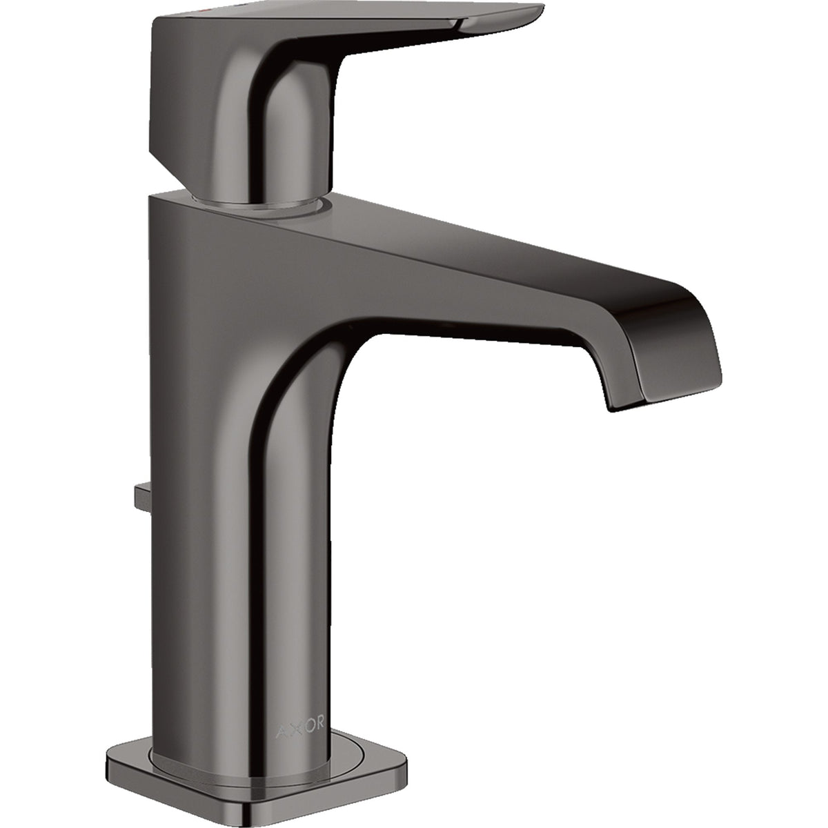 AXOR-Citterio-E-Single-lever-basin-mixer-130-with-lever-handle-and-pop-up-waste-set-Polished-Black-Chrome-36110330