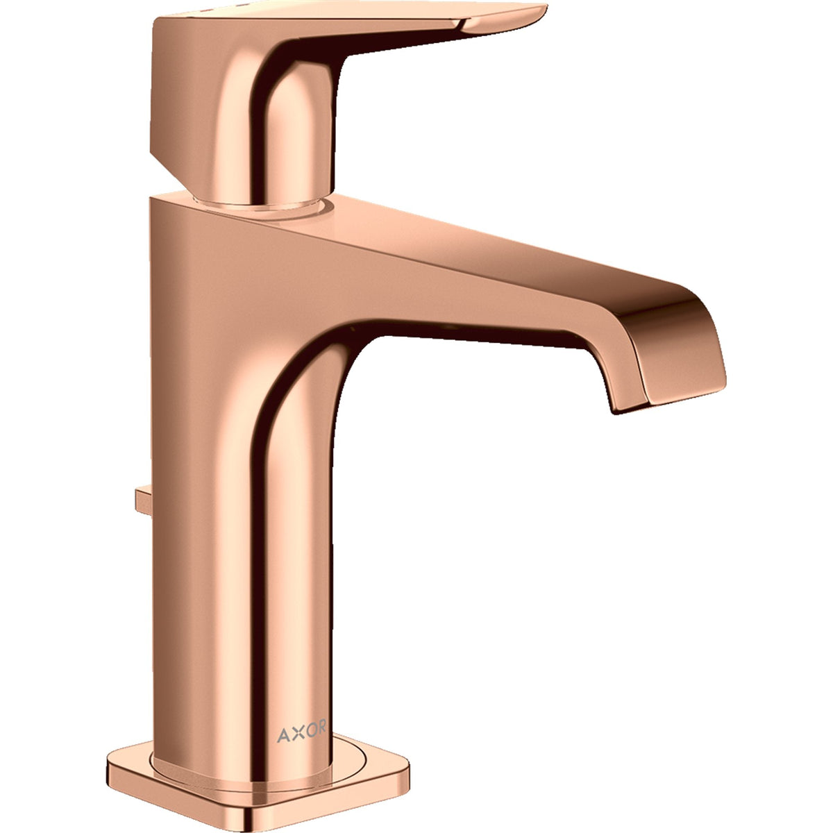 AXOR-Citterio-E-Single-lever-basin-mixer-130-with-lever-handle-and-pop-up-waste-set-Polished-Red-Gold-36110300