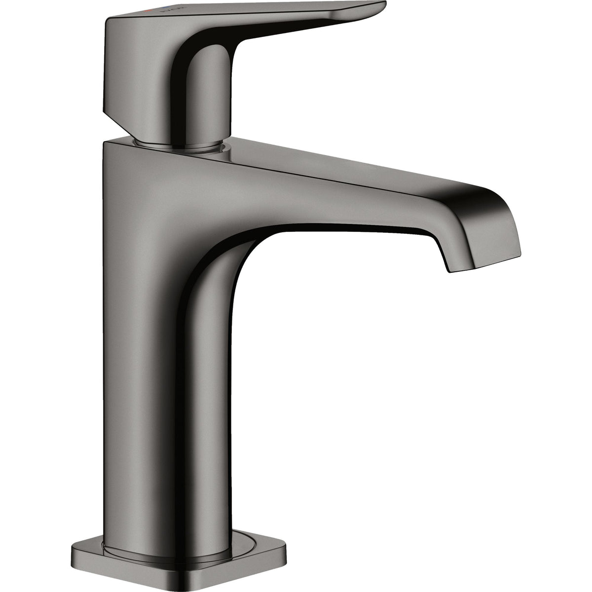 AXOR-Citterio-E-Single-lever-basin-mixer-130-with-lever-handle-and-waste-set-Polished-Black-Chrome-36111330