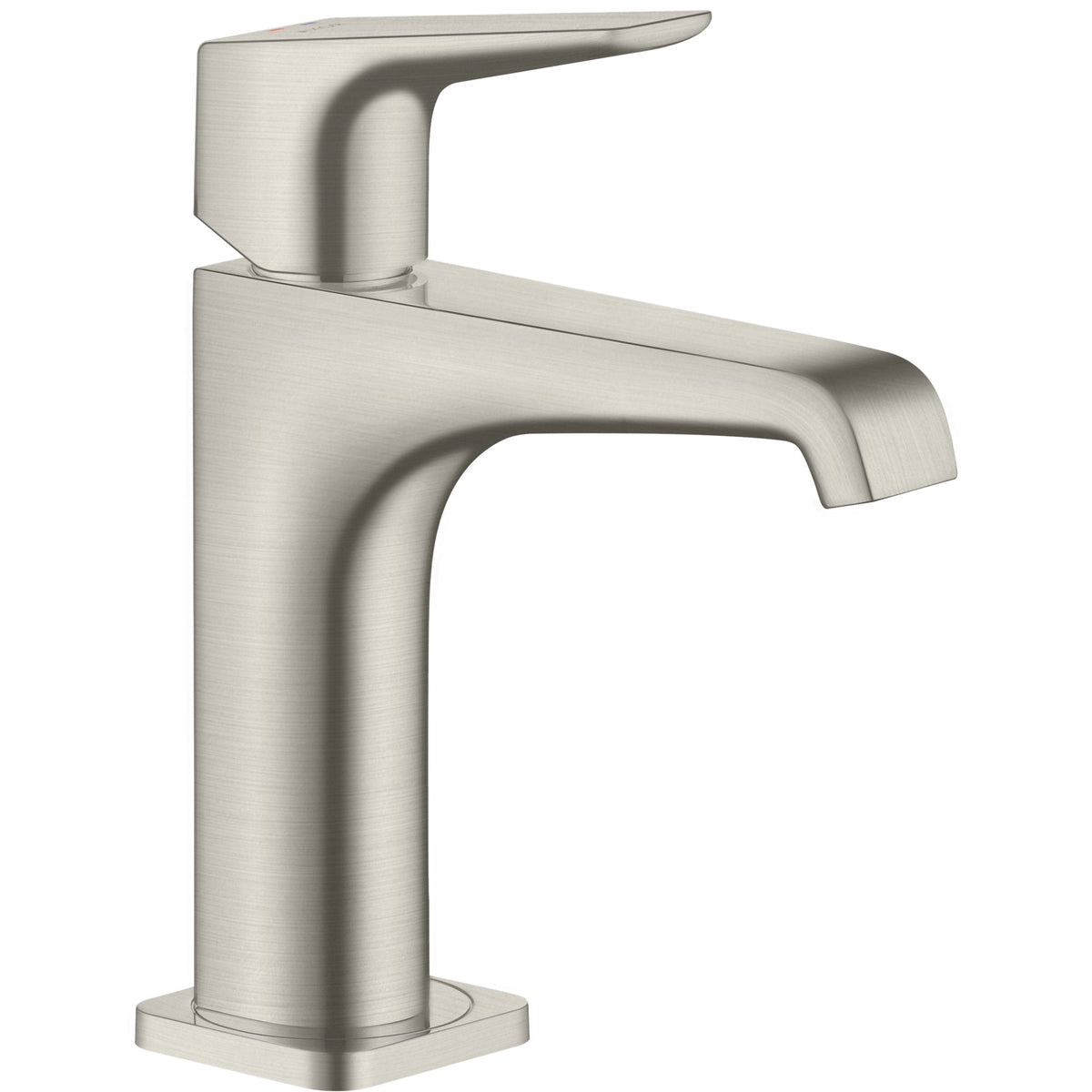 AXOR-Citterio-E-Single-lever-basin-mixer-130-with-lever-handle-and-waste-set-Stainless-Steel-Optic-36111800