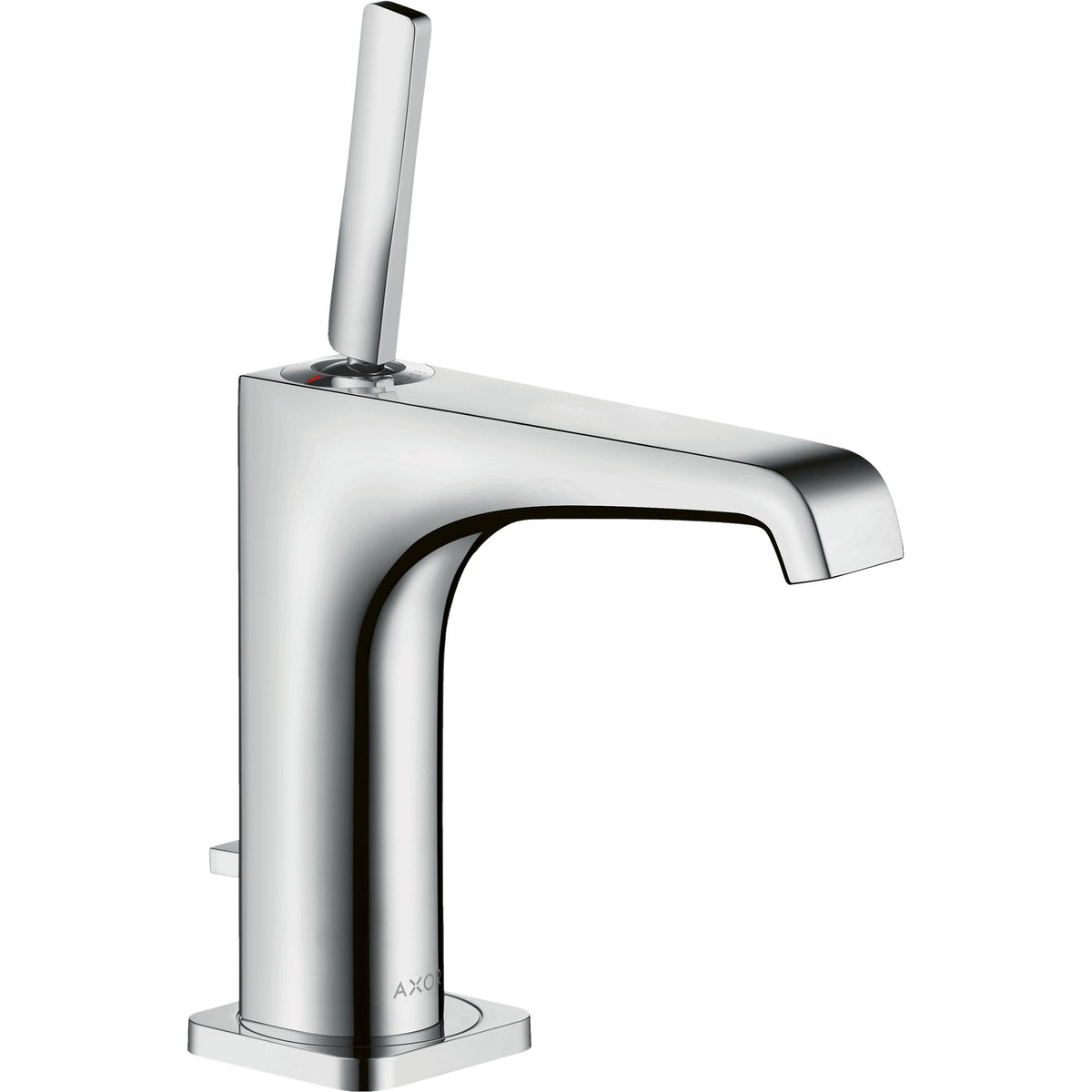 AXOR-Citterio-E-Single-lever-basin-mixer-130-with-pin-handle-and-pop-up-waste-set-Chrome-36100000