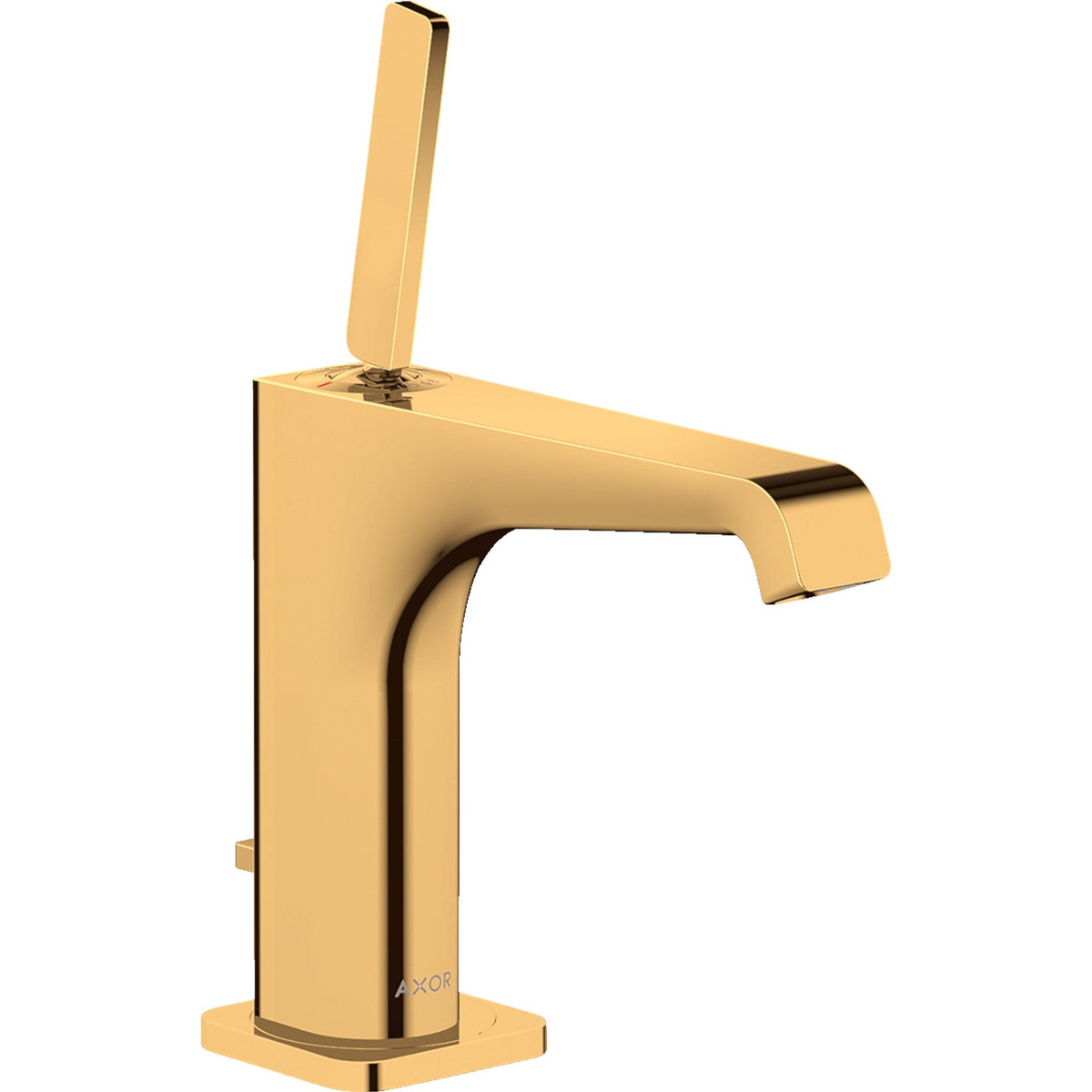 AXOR-Citterio-E-Single-lever-basin-mixer-130-with-pin-handle-and-pop-up-waste-set-Polished-Gold-Optic-36100990