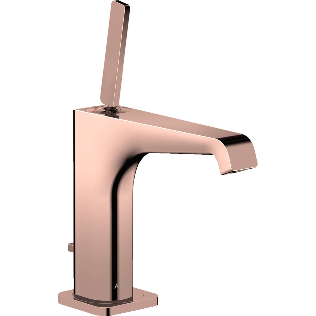 AXOR-Citterio-E-Single-lever-basin-mixer-130-with-pin-handle-and-pop-up-waste-set-Polished-Red-Gold-36100300