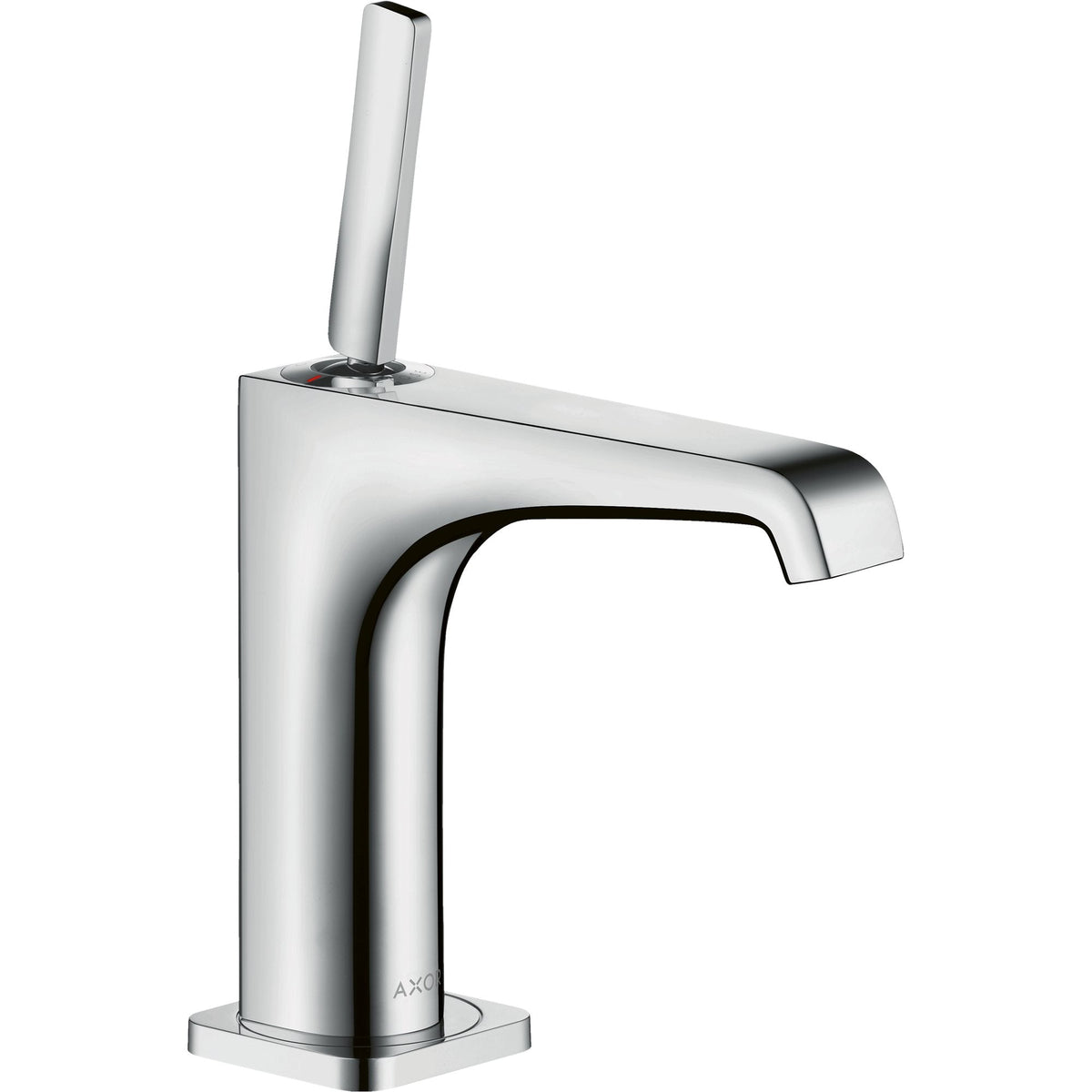 AXOR-Citterio-E-Single-lever-basin-mixer-130-with-pin-handle-and-waste-set-Chrome-36101000