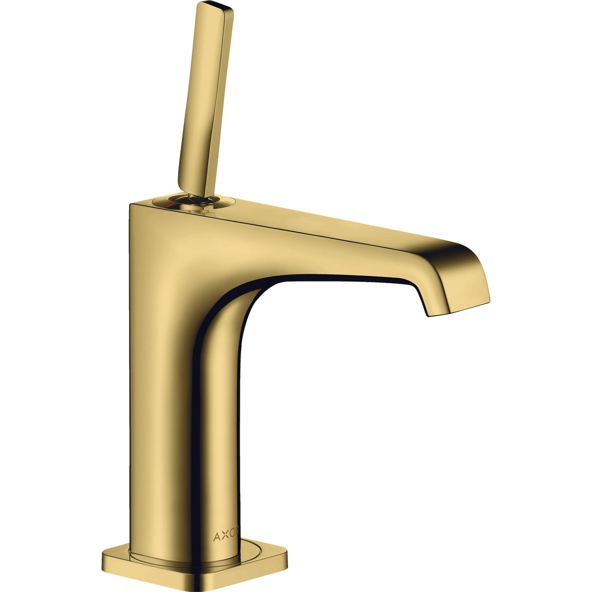 AXOR-Citterio-E-Single-lever-basin-mixer-130-with-pin-handle-and-waste-set-Polished-Gold-Optic-36101990
