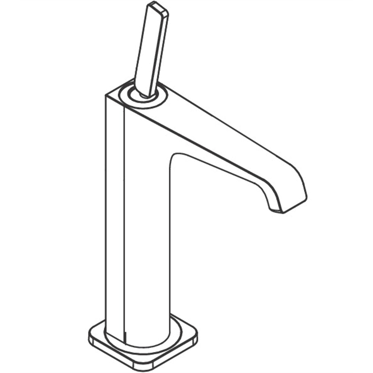 AXOR-Citterio-E-Single-lever-basin-mixer-190-with-pin-handle-for-wash-bowls-with-waste-set-36103-technical-02