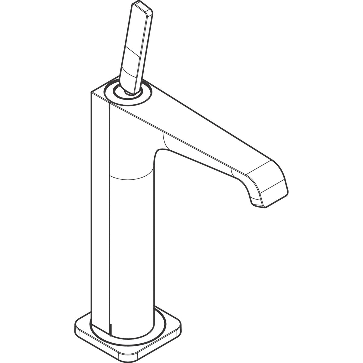 AXOR-Citterio-E-Single-lever-basin-mixer-190-with-pin-handle-for-wash-bowls-with-waste-set-36103-technical-03