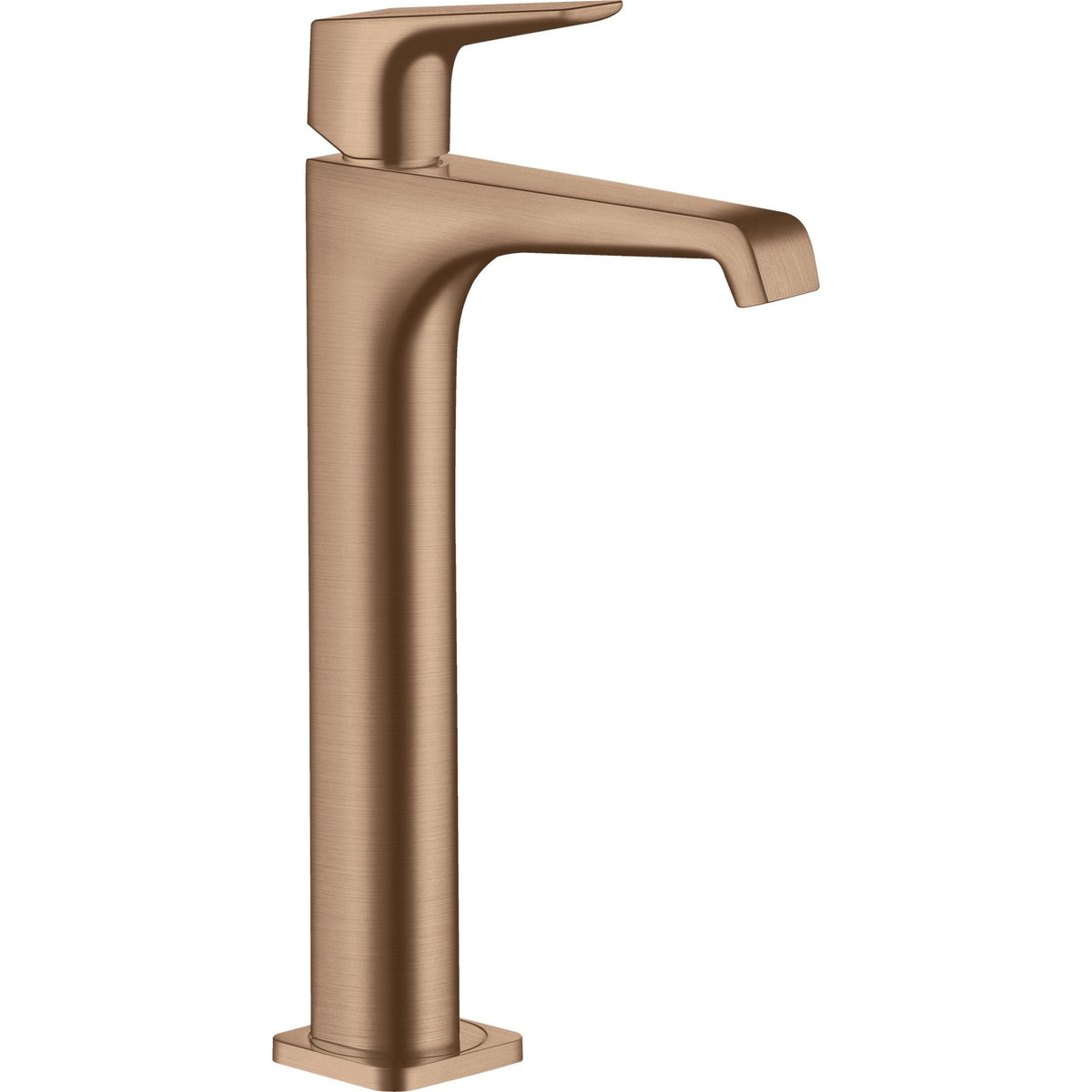 AXOR-Citterio-E-Single-lever-basin-mixer-250-with-lever-handle-for-wash-bowls-with-waste-set-Brushed-Red-Gold-36113310
