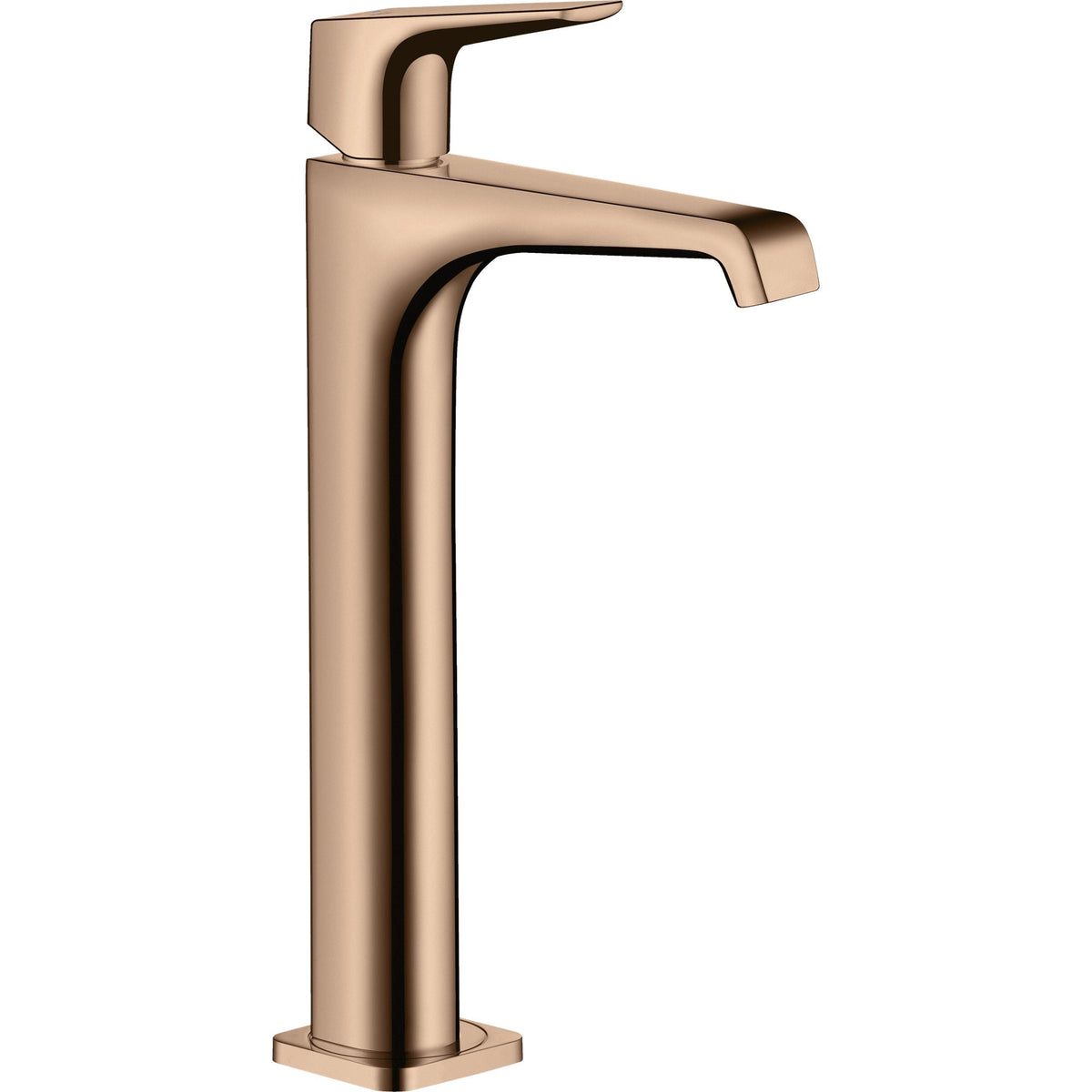 AXOR-Citterio-E-Single-lever-basin-mixer-250-with-lever-handle-for-wash-bowls-with-waste-set-Polished-Red-Gold-36113300