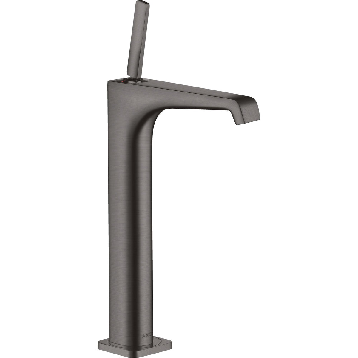 AXOR-Citterio-E-Single-lever-basin-mixer-250-with-pin-handle-for-wash-bowls-with-waste-set-Brushed-Black-Chrome-36104340