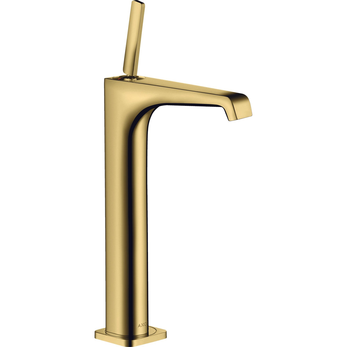 AXOR-Citterio-E-Single-lever-basin-mixer-250-with-pin-handle-for-wash-bowls-with-waste-set-Polished-Gold-Optic-36104990
