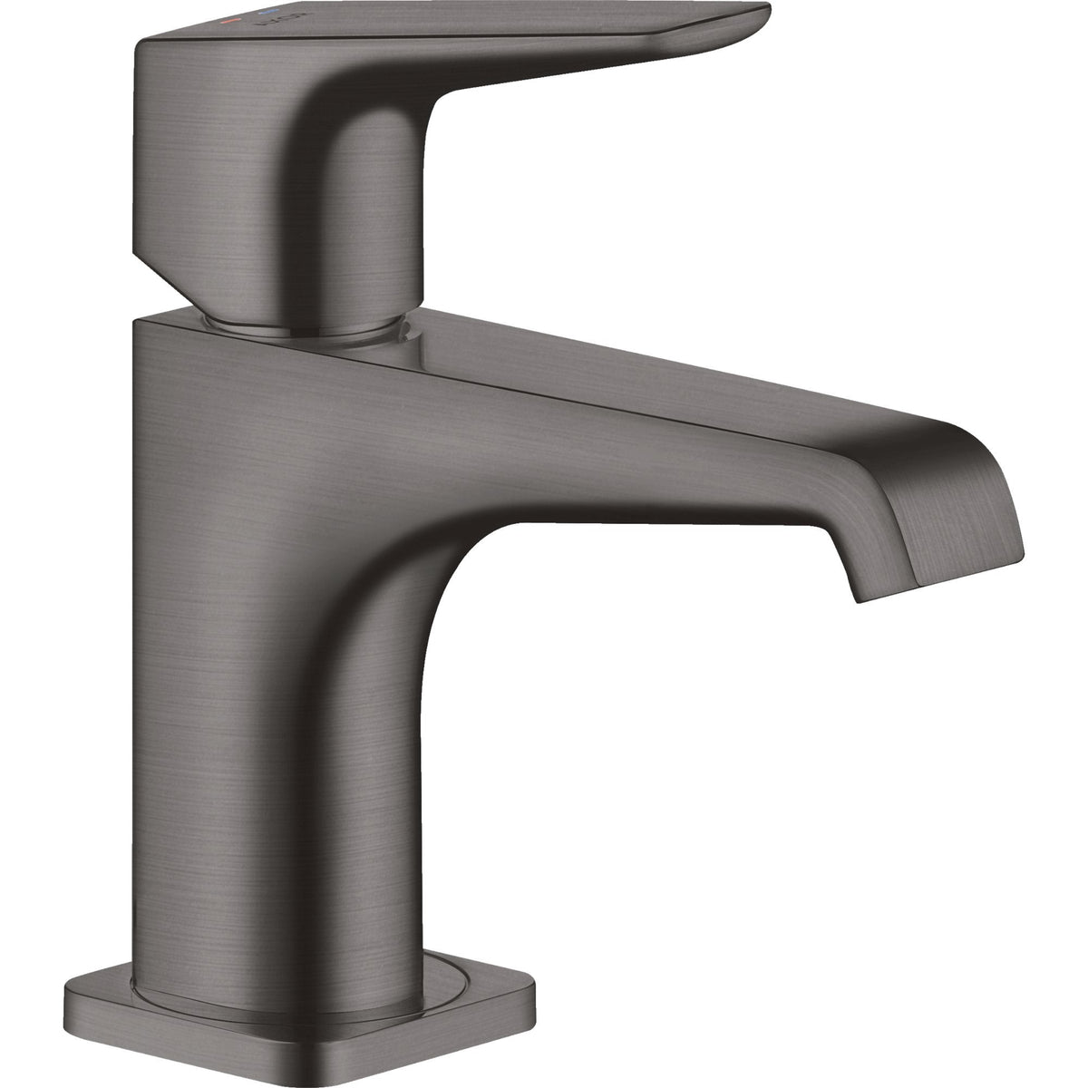 AXOR-Citterio-E-Single-lever-basin-mixer-90-with-lever-handle-for-hand-wash-basins-with-waste-set-Brushed-Black-Chrome-36112340