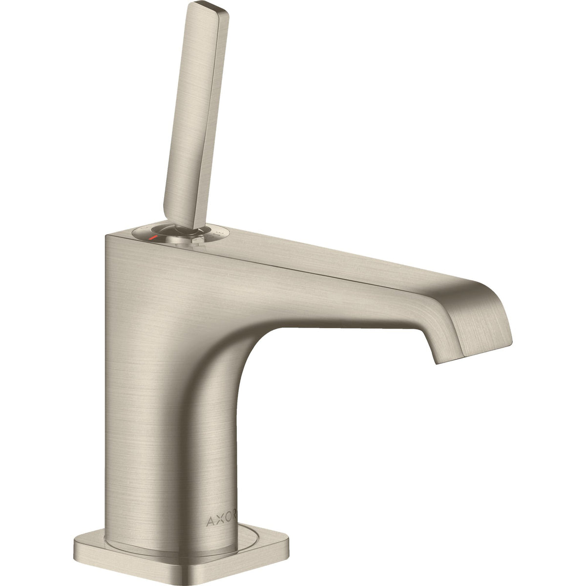 AXOR-Citterio-E-Single-lever-basin-mixer-90-with-pin-handle-for-hand-wash-basins-with-waste-set-Brushed-Nickel-36102820