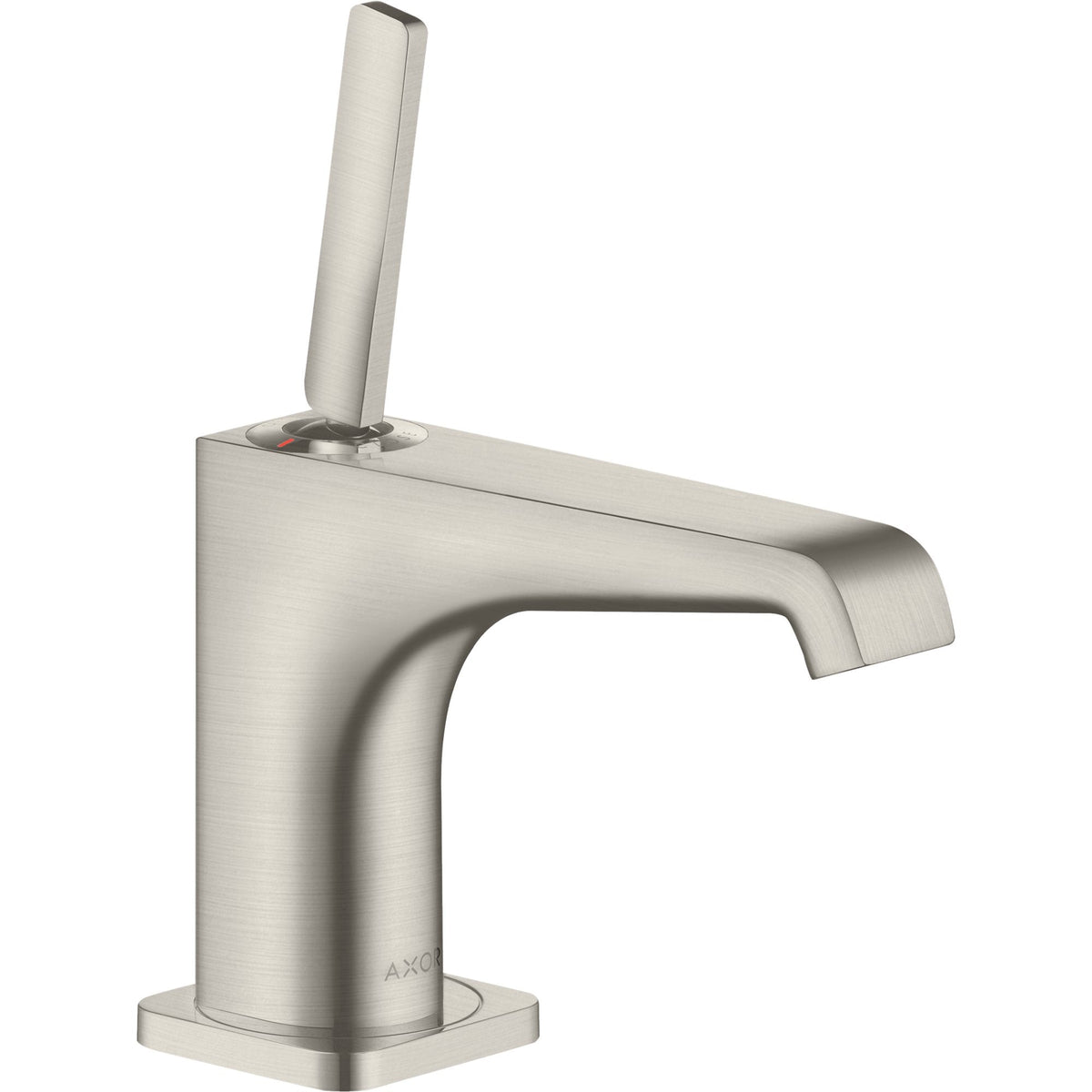 AXOR-Citterio-E-Single-lever-basin-mixer-90-with-pin-handle-for-hand-wash-basins-with-waste-set-Stainless-Steel-Optic-36102800
