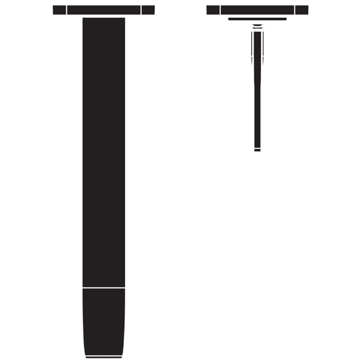 AXOR-Citterio-E-Single-lever-basin-mixer-for-concealed-installation-wall-mounted-with-pin-handle-spout-221-mm-and-escutcheons-36106-technical-02