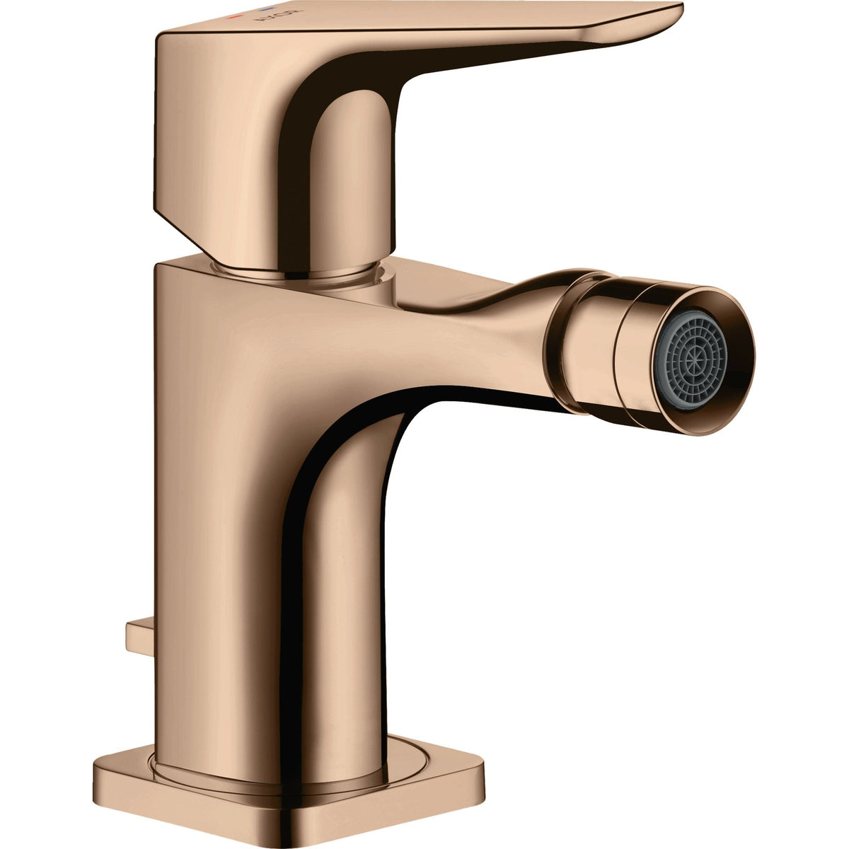 AXOR-Citterio-E-Single-lever-bidet-mixer-with-lever-handle-and-pop-up-waste-set-Polished-Red-Gold-36121300