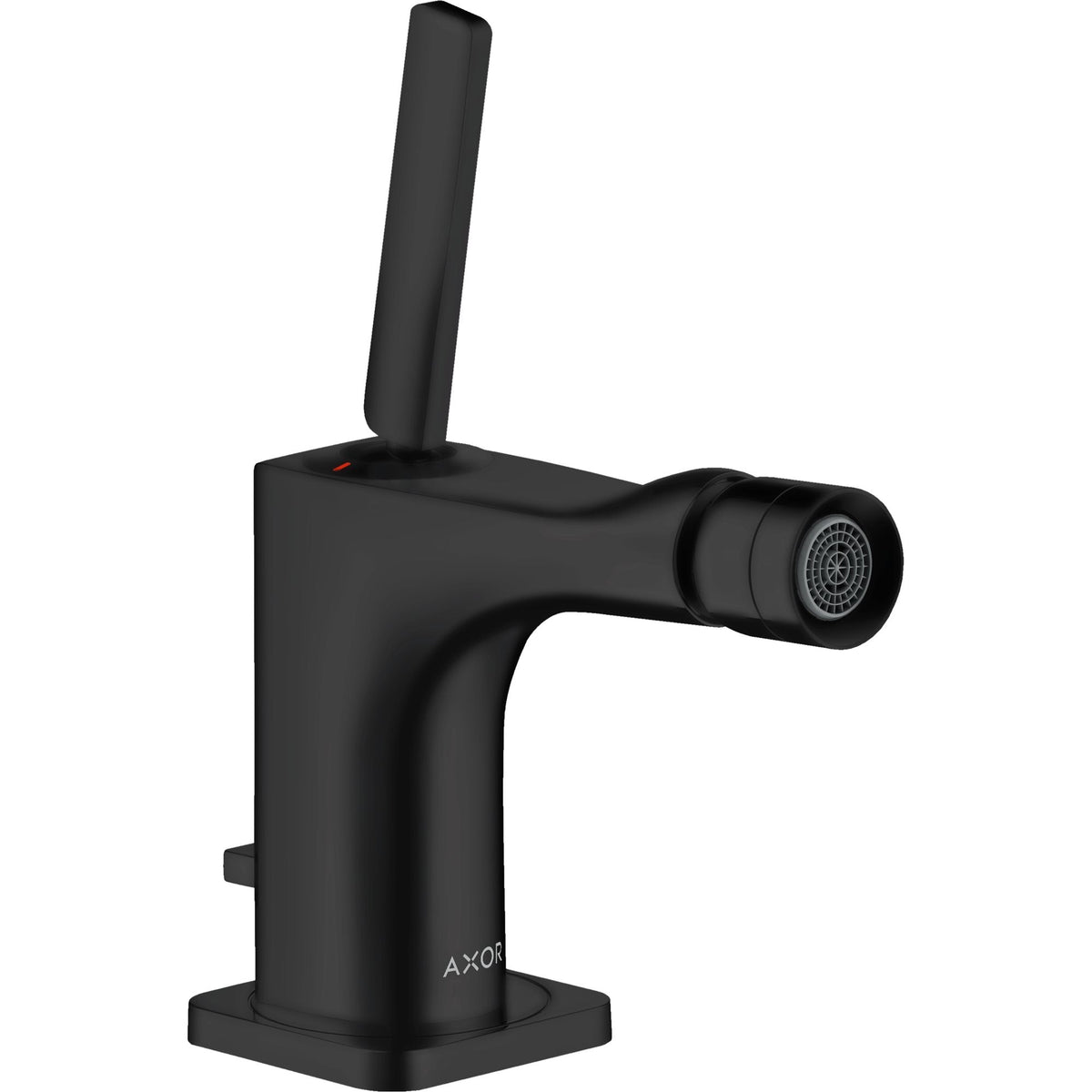AXOR-Citterio-E-Single-lever-bidet-mixer-with-pin-handle-and-pop-up-waste-set-Matt-Black-36120670