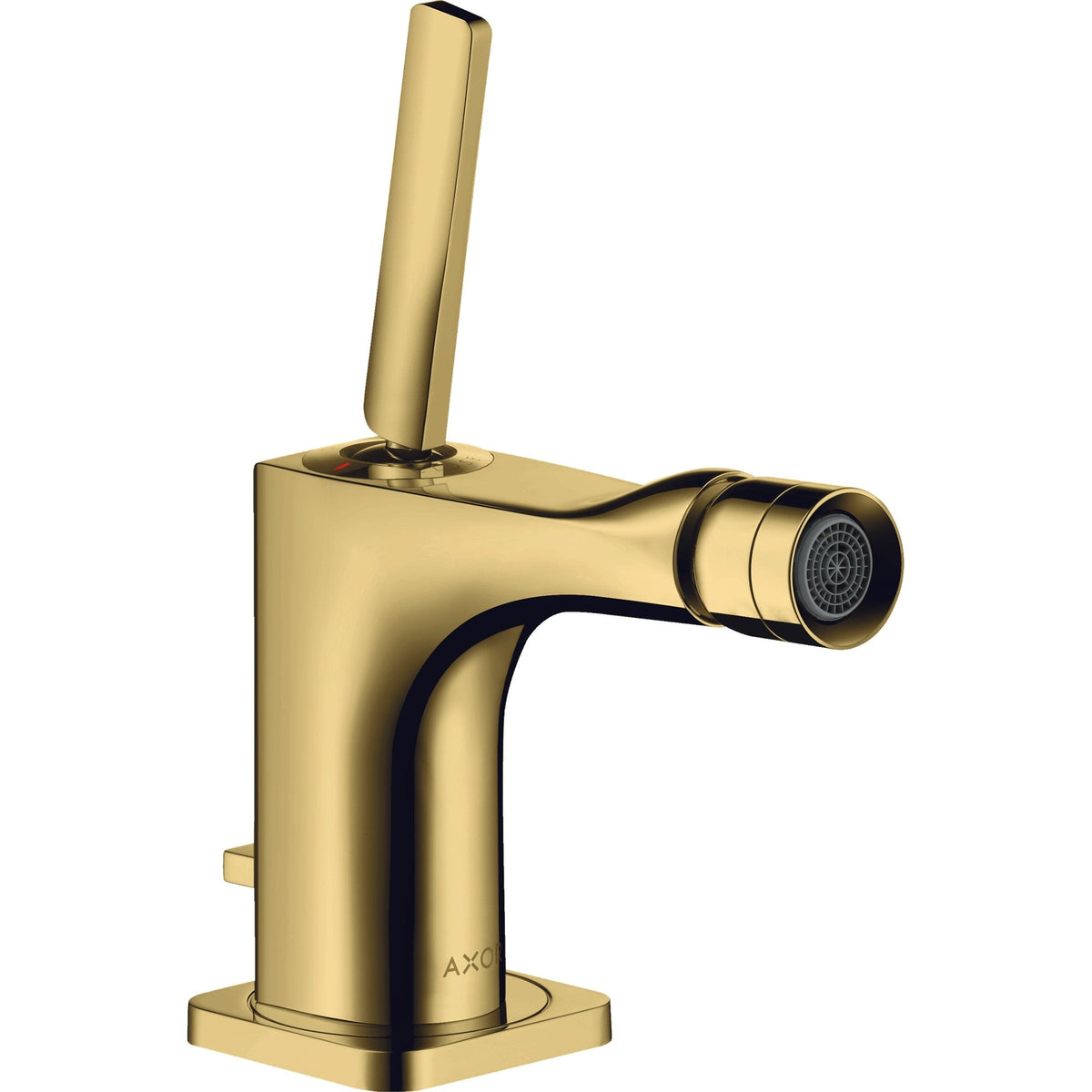 AXOR-Citterio-E-Single-lever-bidet-mixer-with-pin-handle-and-pop-up-waste-set-Polished-Gold-Optic-36120990