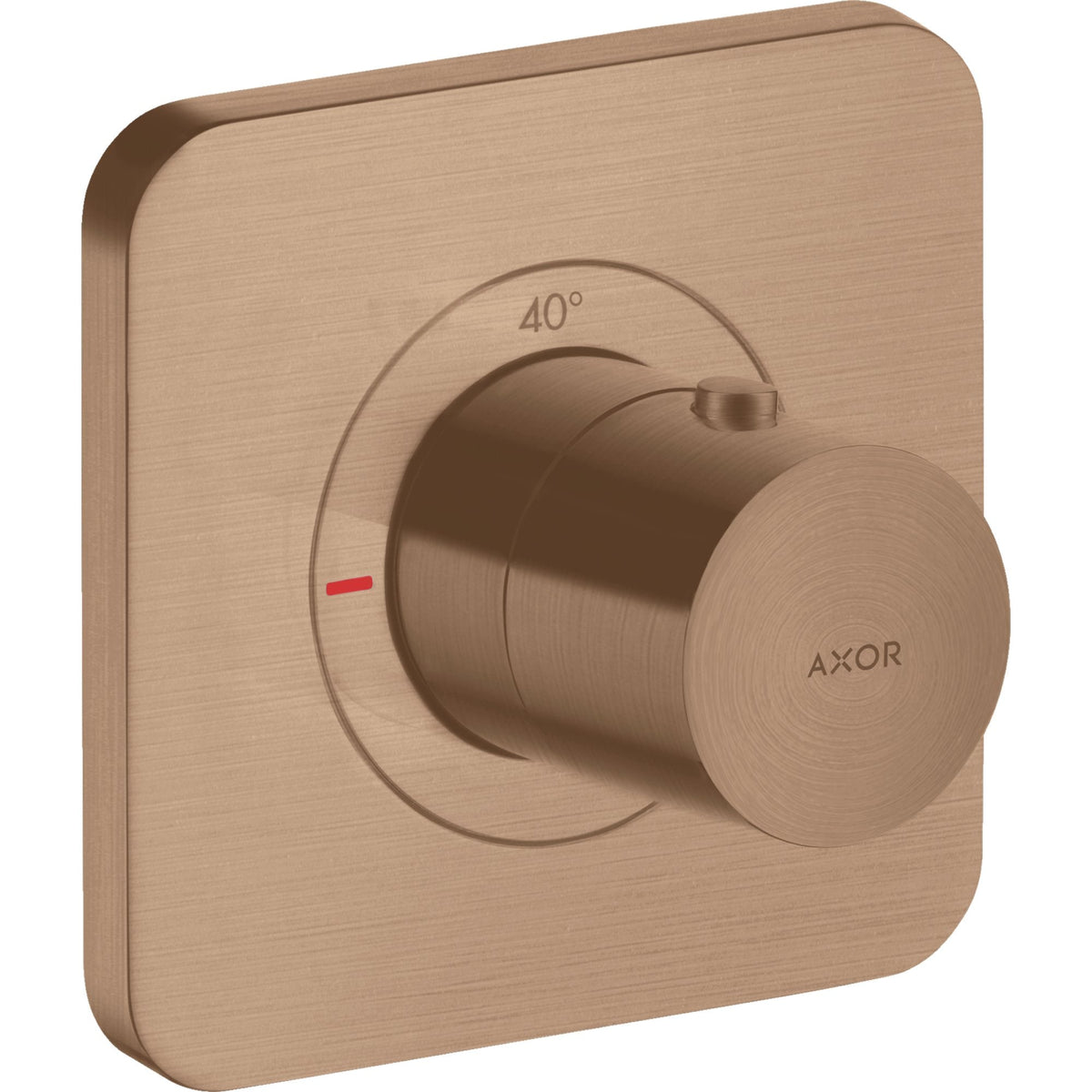 AXOR-Citterio-E-Thermostat-120-120-for-concealed-installation-Brushed-Red-Gold-36702310