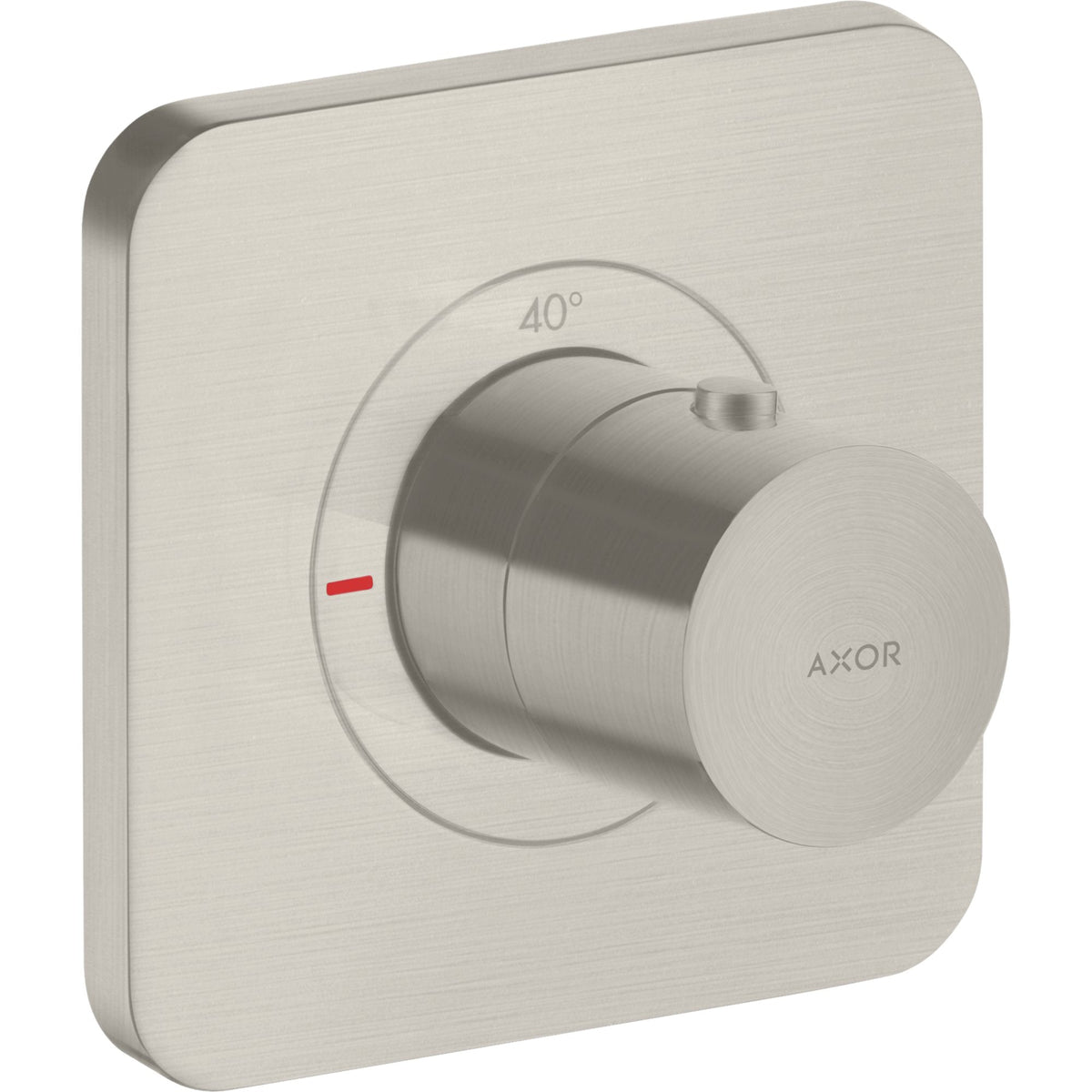 AXOR-Citterio-E-Thermostat-120-120-for-concealed-installation-Stainless-Steel-Optic-36702800