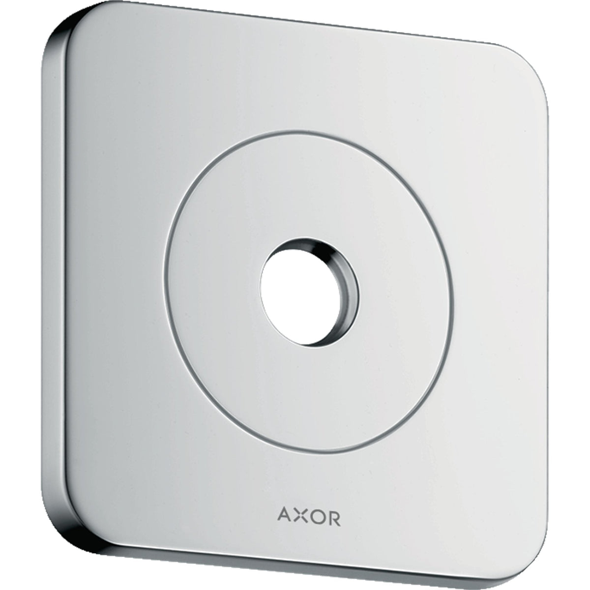 AXOR-Citterio-E-Wall-plate-120-120-softsquare-Polished-Chrome-36725020